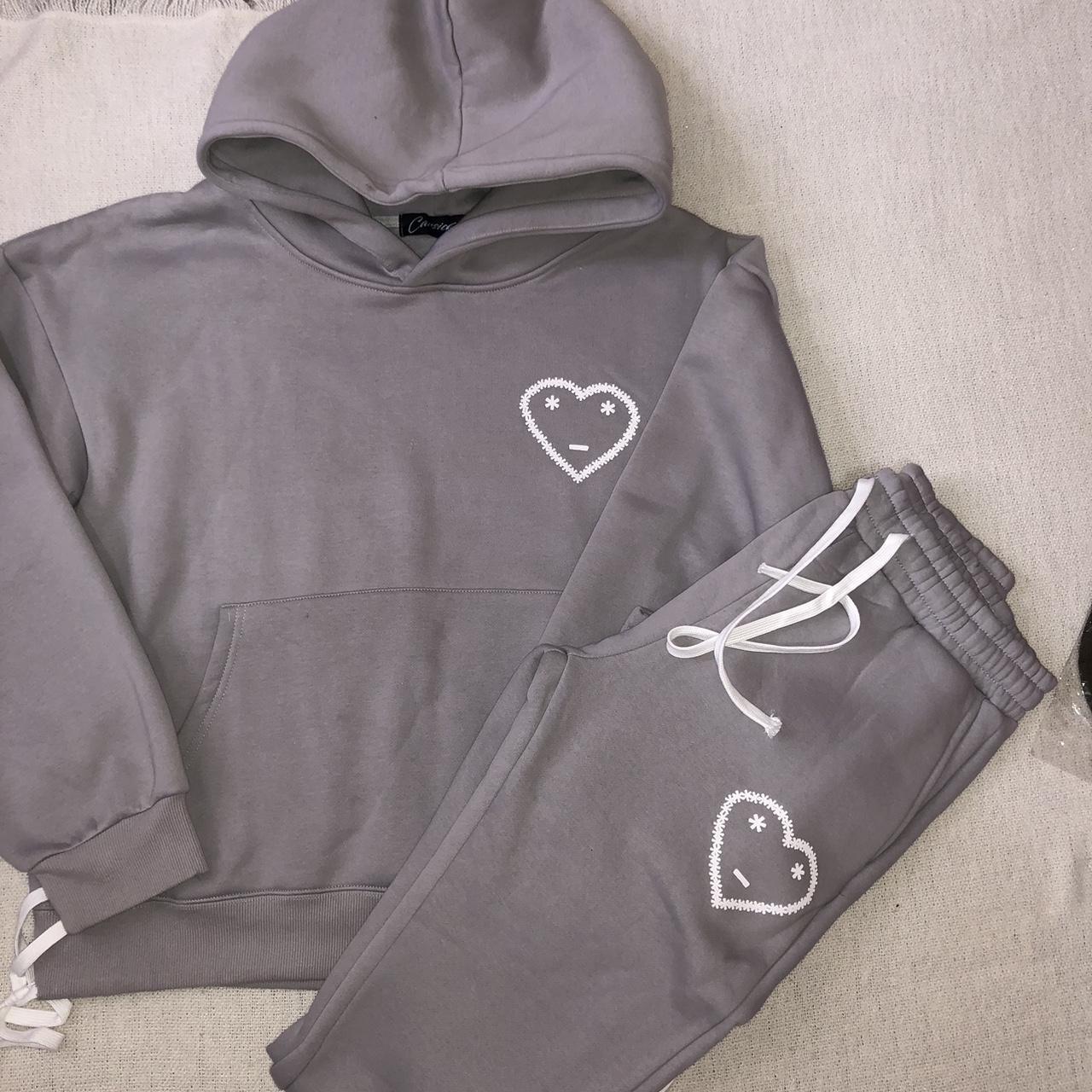 Carsicko Grey Unisex Signature Hoodie (XXL) Brand... - Depop