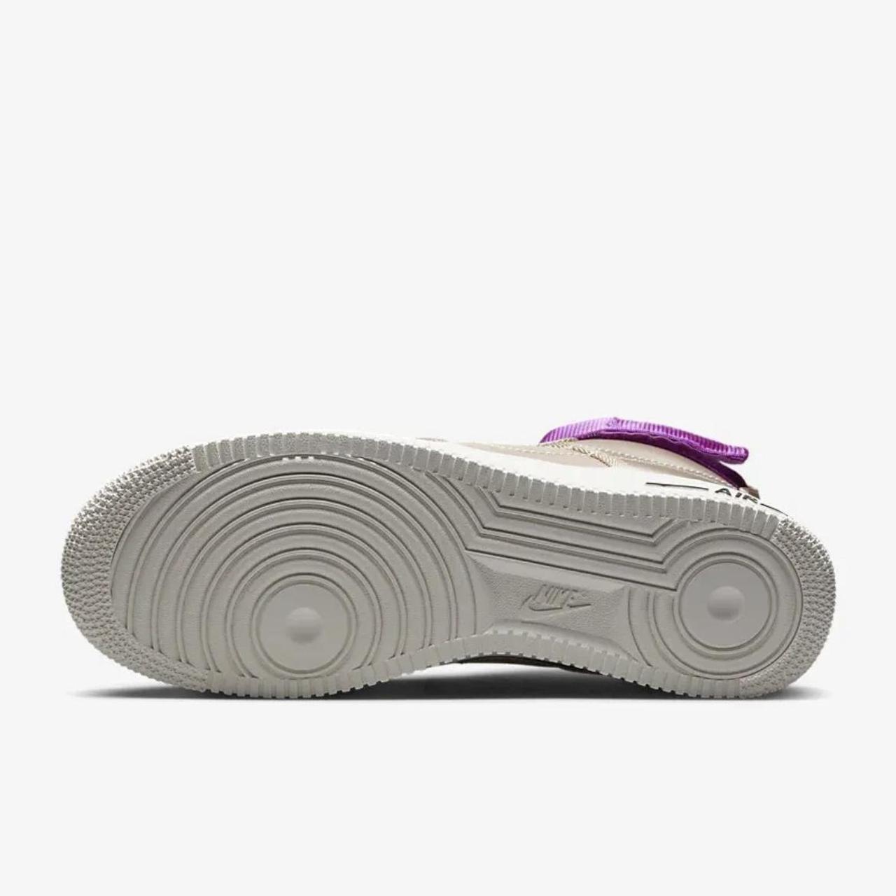 Nike Air Force 1 High '07 LV8 Shoes Tan Purple White - Depop