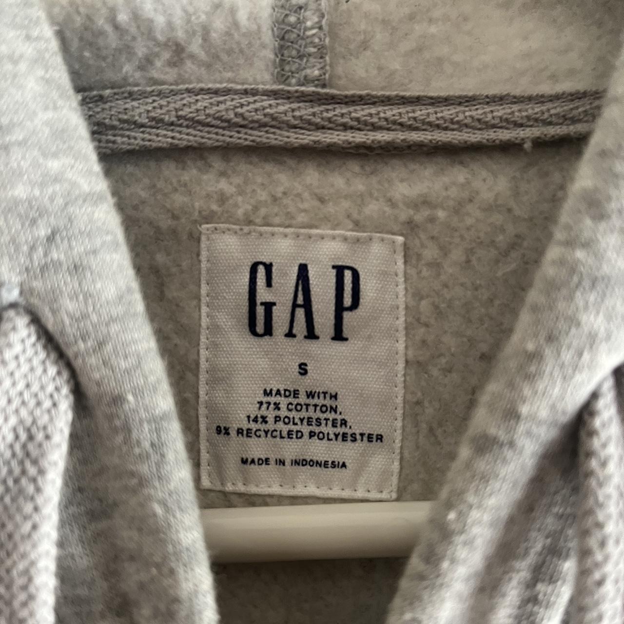 Almost Brand New Grey GAP Zip-Up Jacket No Tags... - Depop