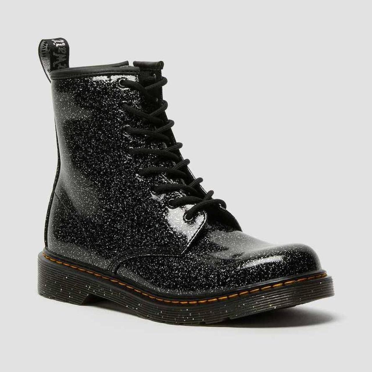 Black glitter dm store boots