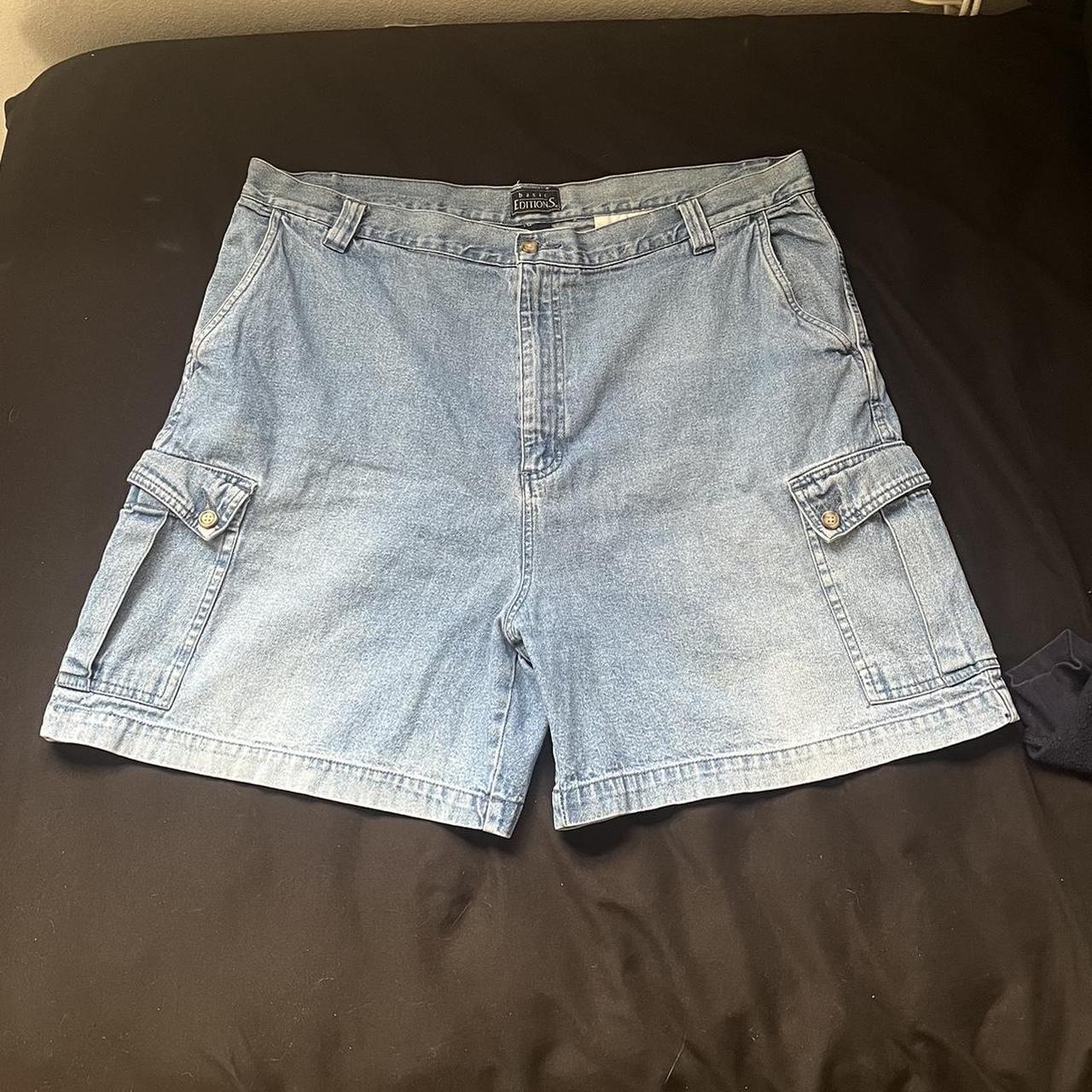 Basic Editions Cargo Jorts Size 42 still in amazing... - Depop