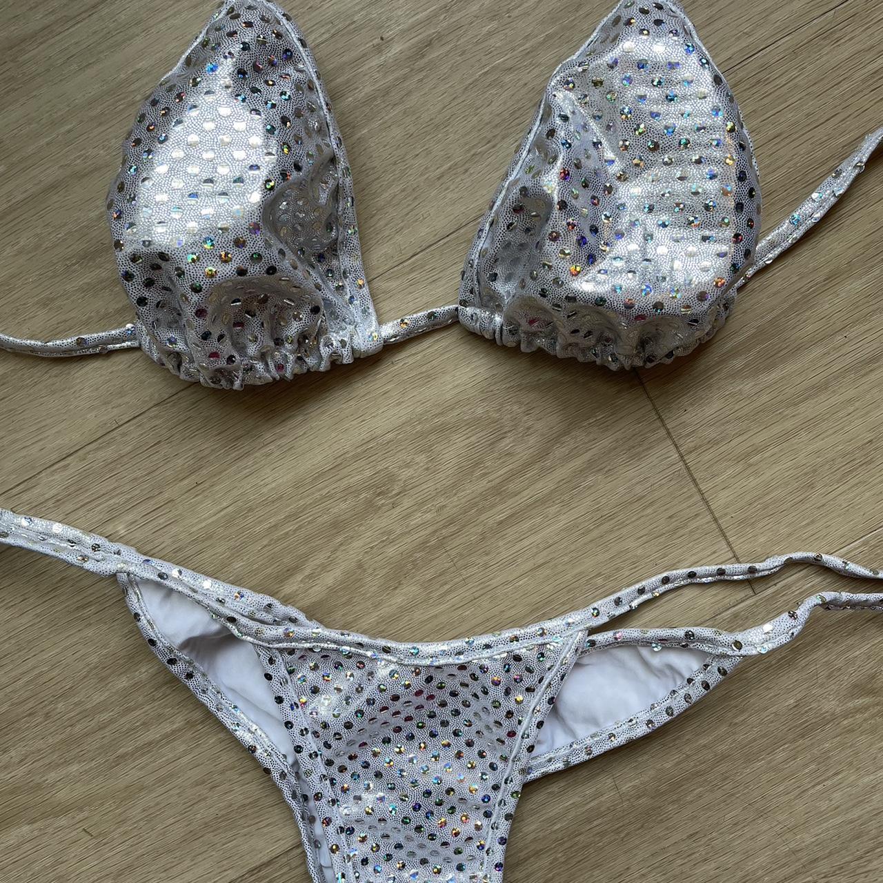 Women's Silver Bikinisandtankinisets Depop