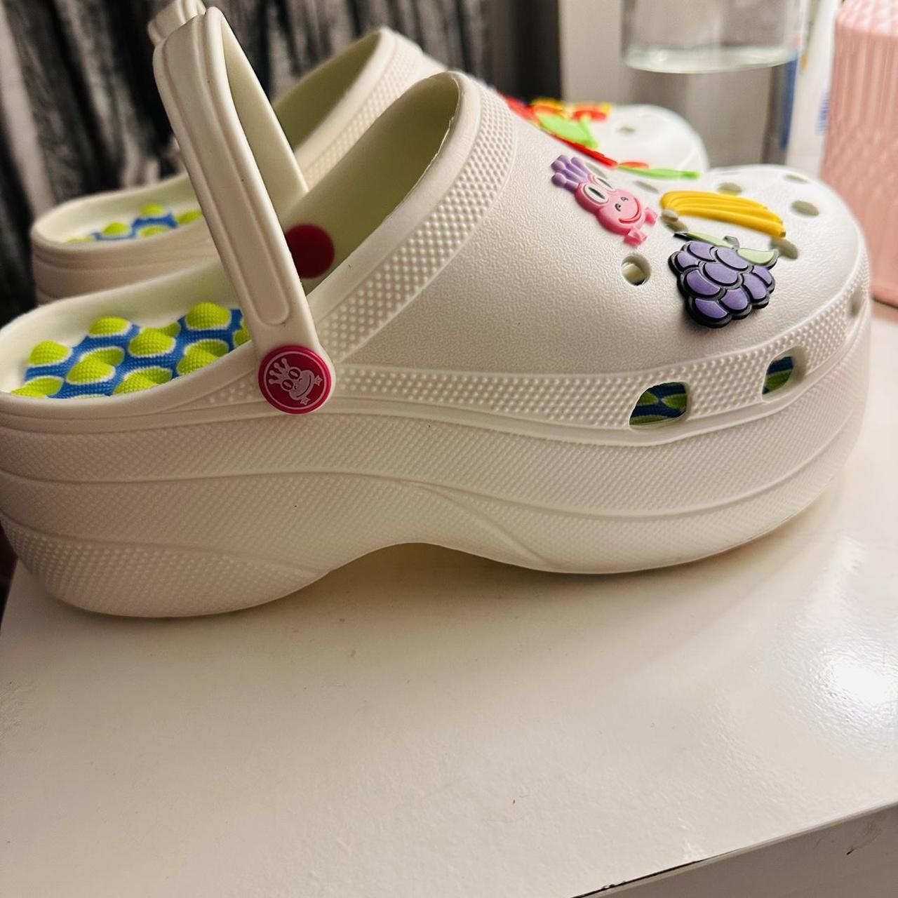 Size 5, Clogs with charms as seen Depop