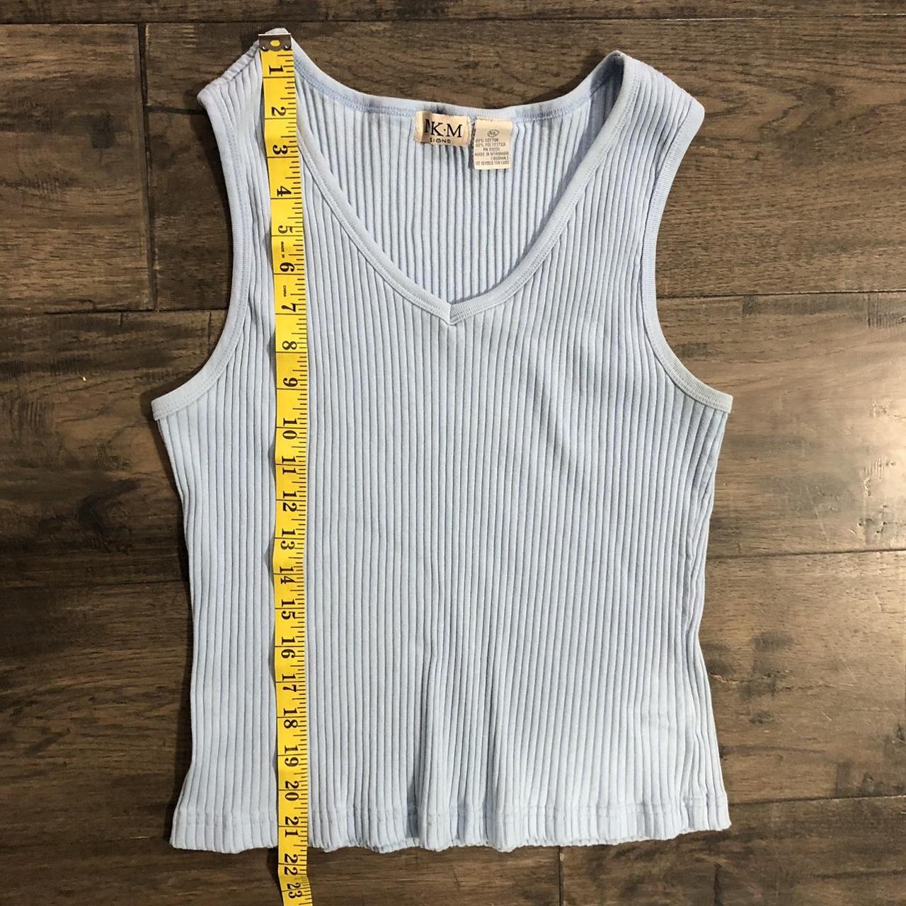 Women's Blue Vest Depop