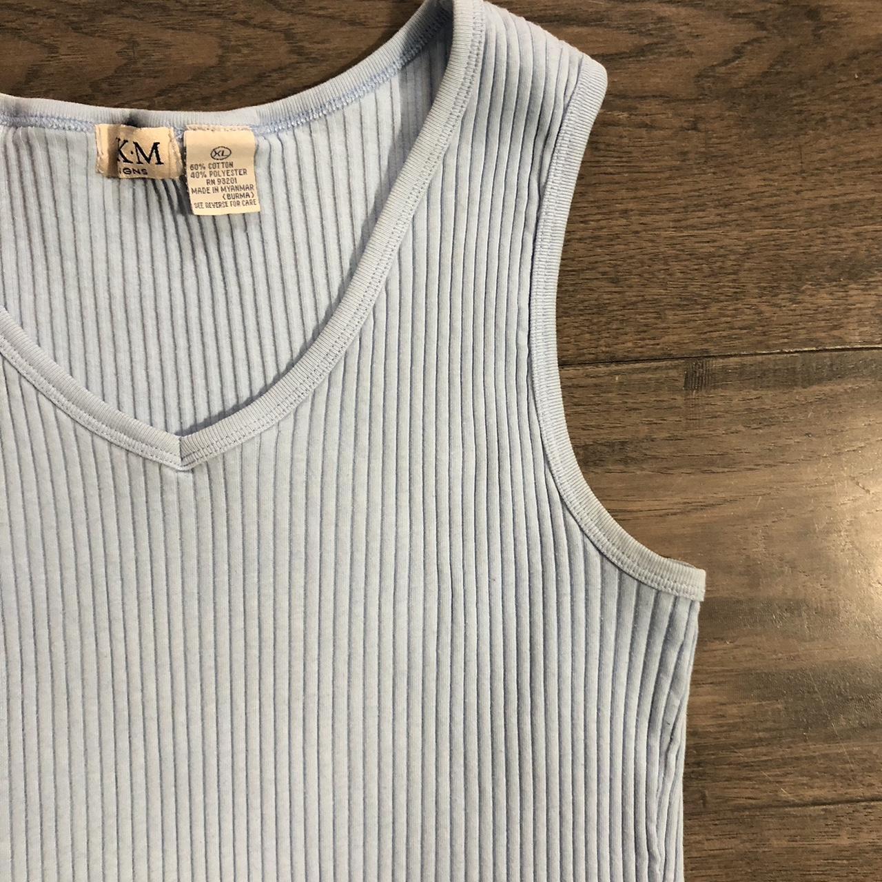 Women's Blue Vest Depop
