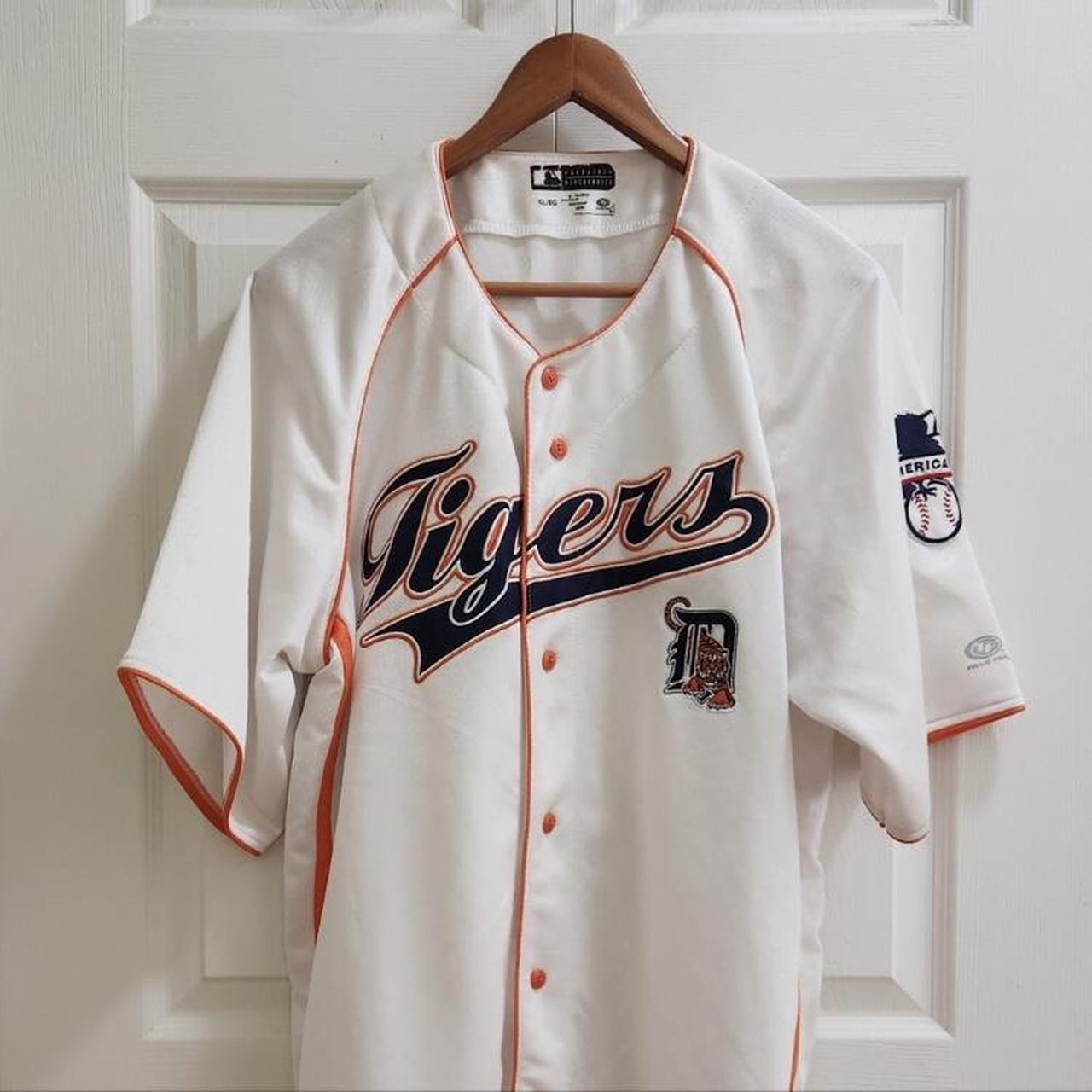 True Fan Series Detroit Tigers Jersey Tee Size M Genuine Merchandise Blue  Orange