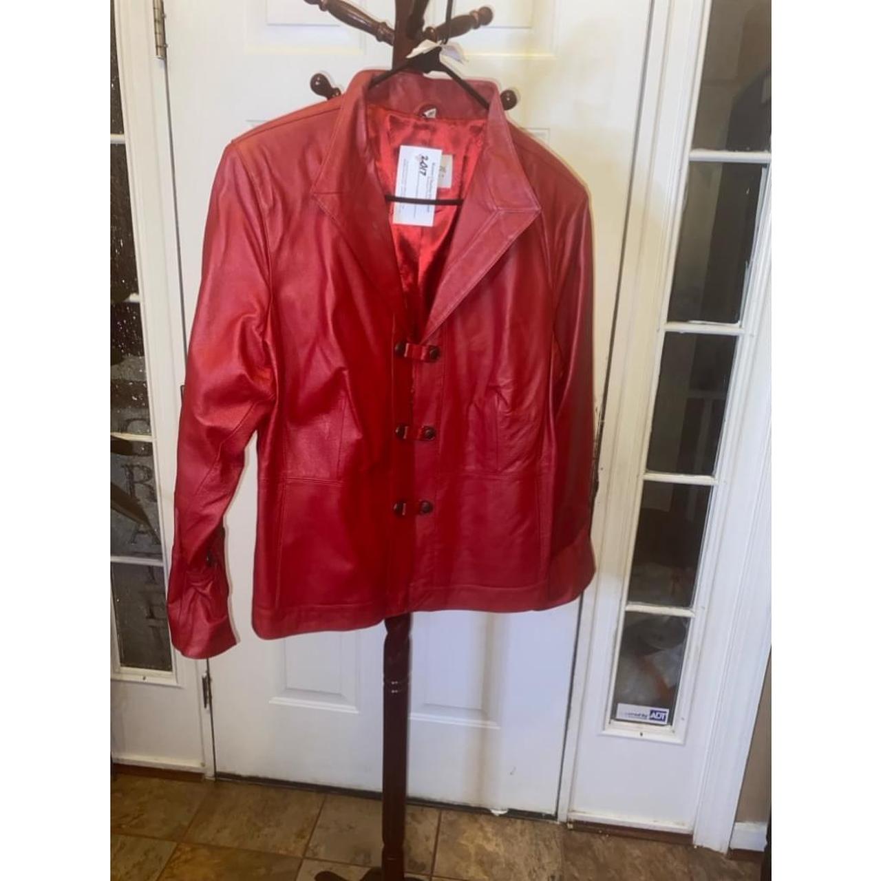 Pamela mccoy leather coats best sale