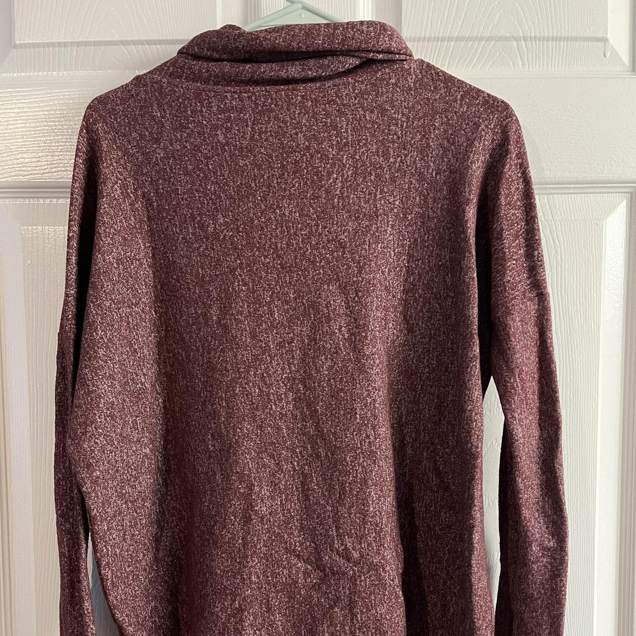 Belk Women's Burgundy and Red Jumper | Depop