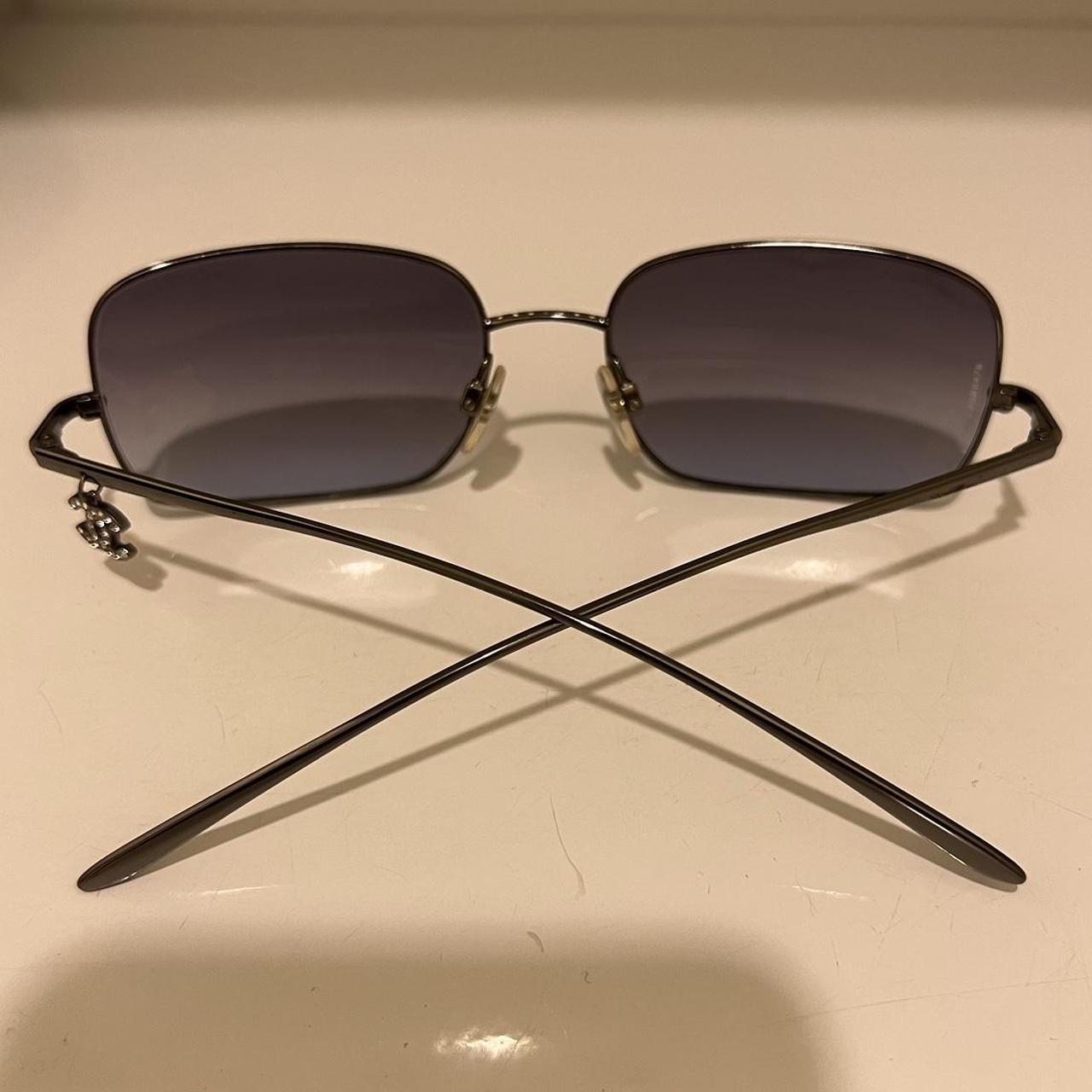 シャネル CHANEL サングラス 4079-T-B ゴールド チャーム付き Authentic CHANEL 4079-T-B Sunglasses With CC | Depop