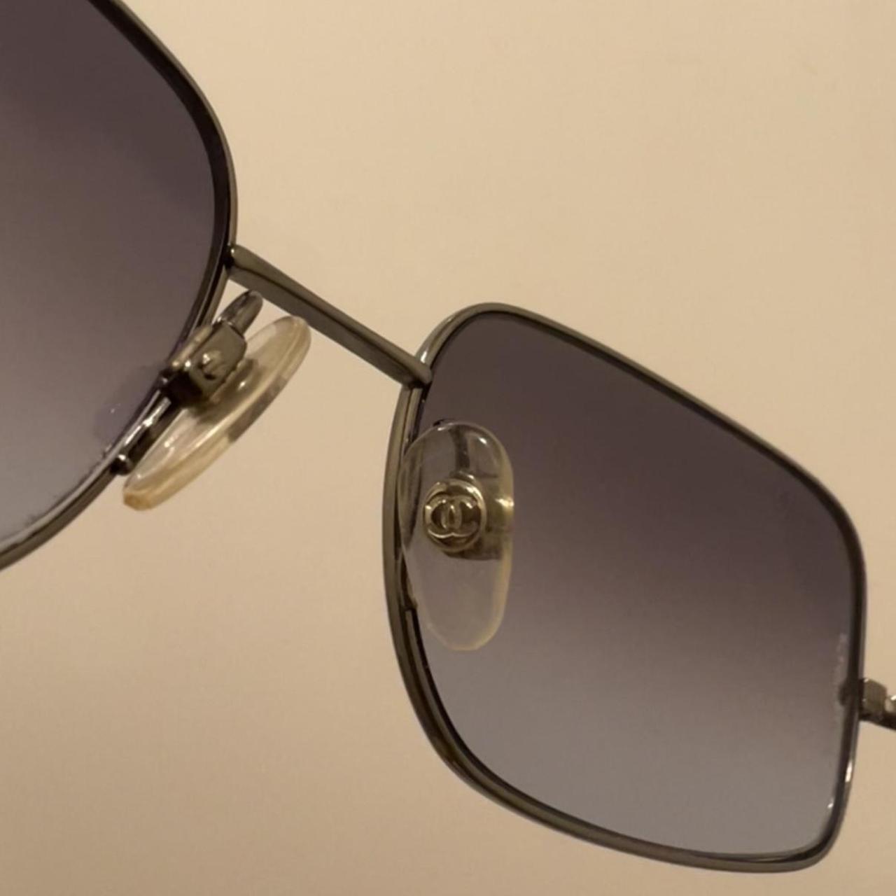 シャネル CHANEL サングラス 4079-T-B ゴールド チャーム付き Authentic CHANEL 4079-T-B Sunglasses With CC | Depop