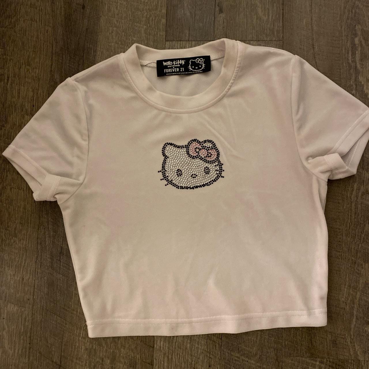 hello kitty and friends bling crop top 16” length... - Depop