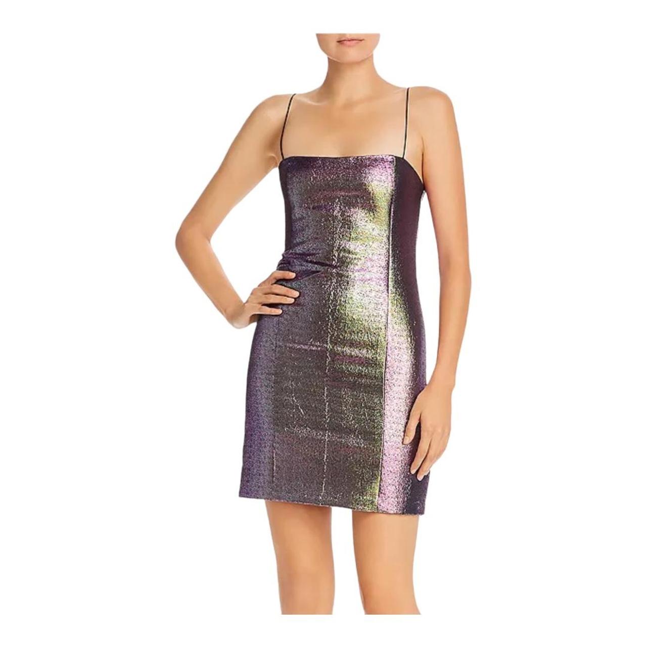 NEW Likely Hayley Multicolor Metallic Mini Dress in. Depop