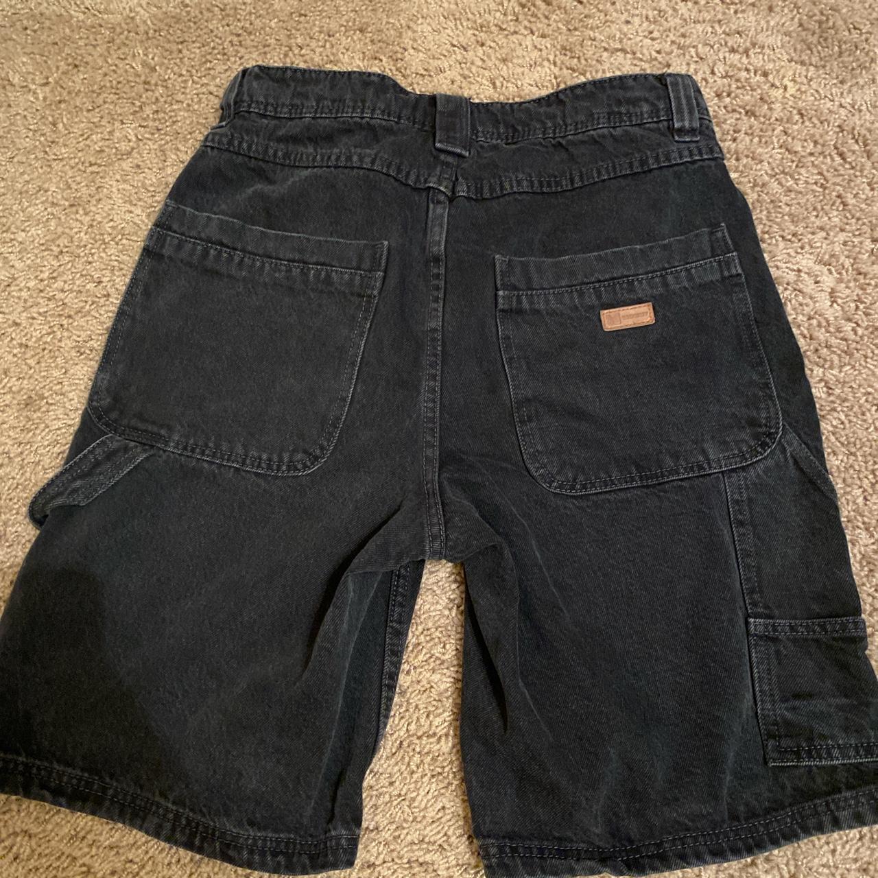 black denim carpenter jorts size 30 with an... Depop