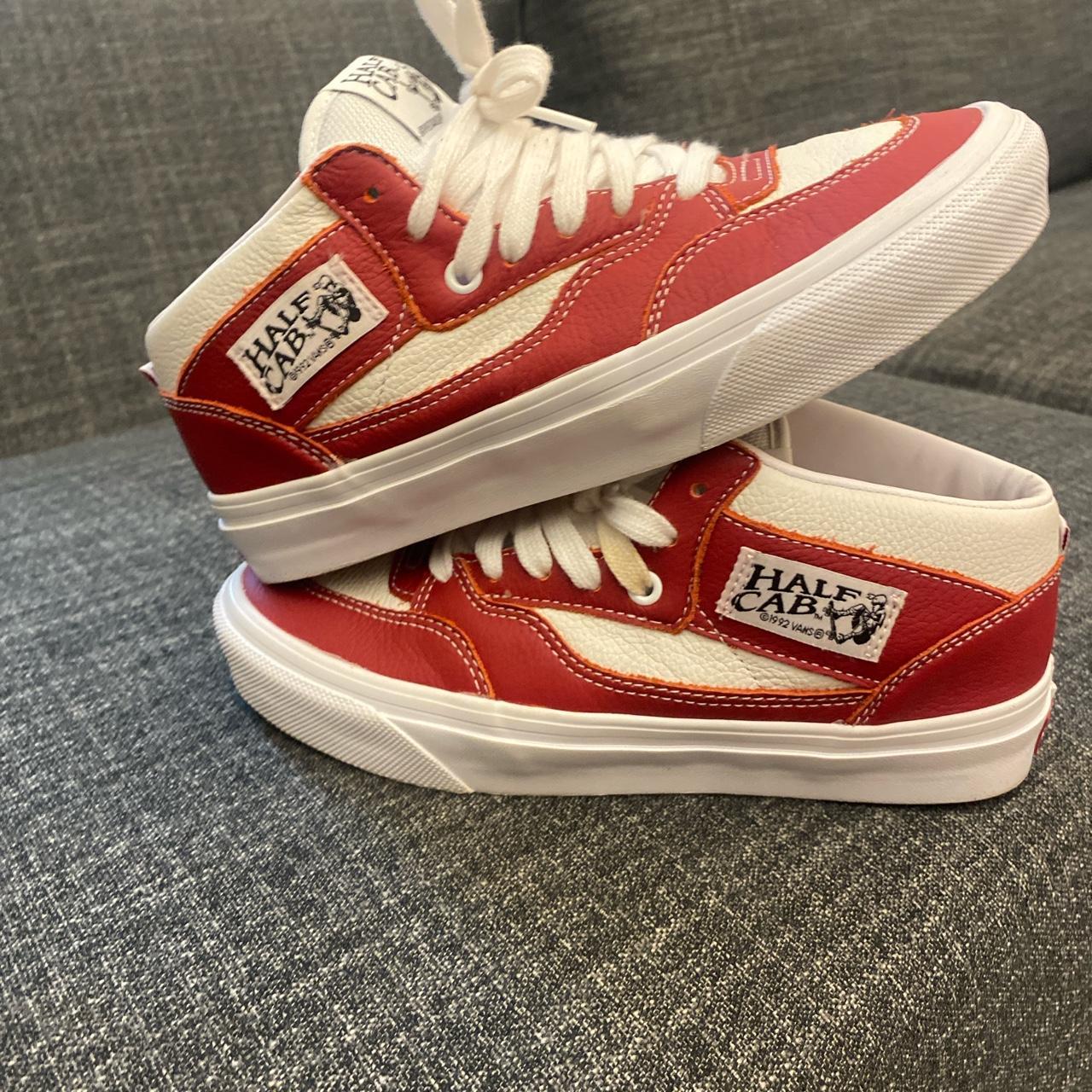 Vans Women's Sneakers Red/White US – Never worn size men - Main Image
