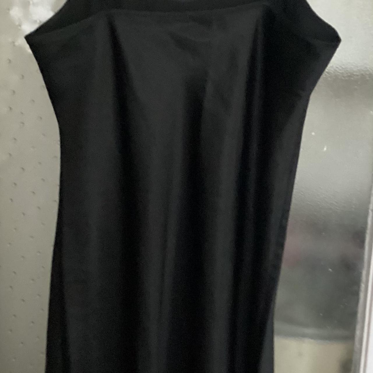 BHS Black Satin Petticoat / slip size 10 Length from... - Depop