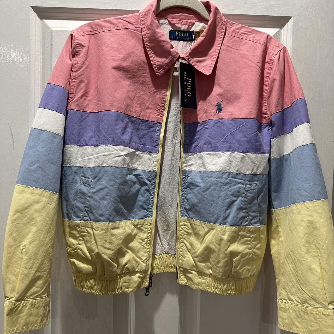 Bayport striped windbreaker online