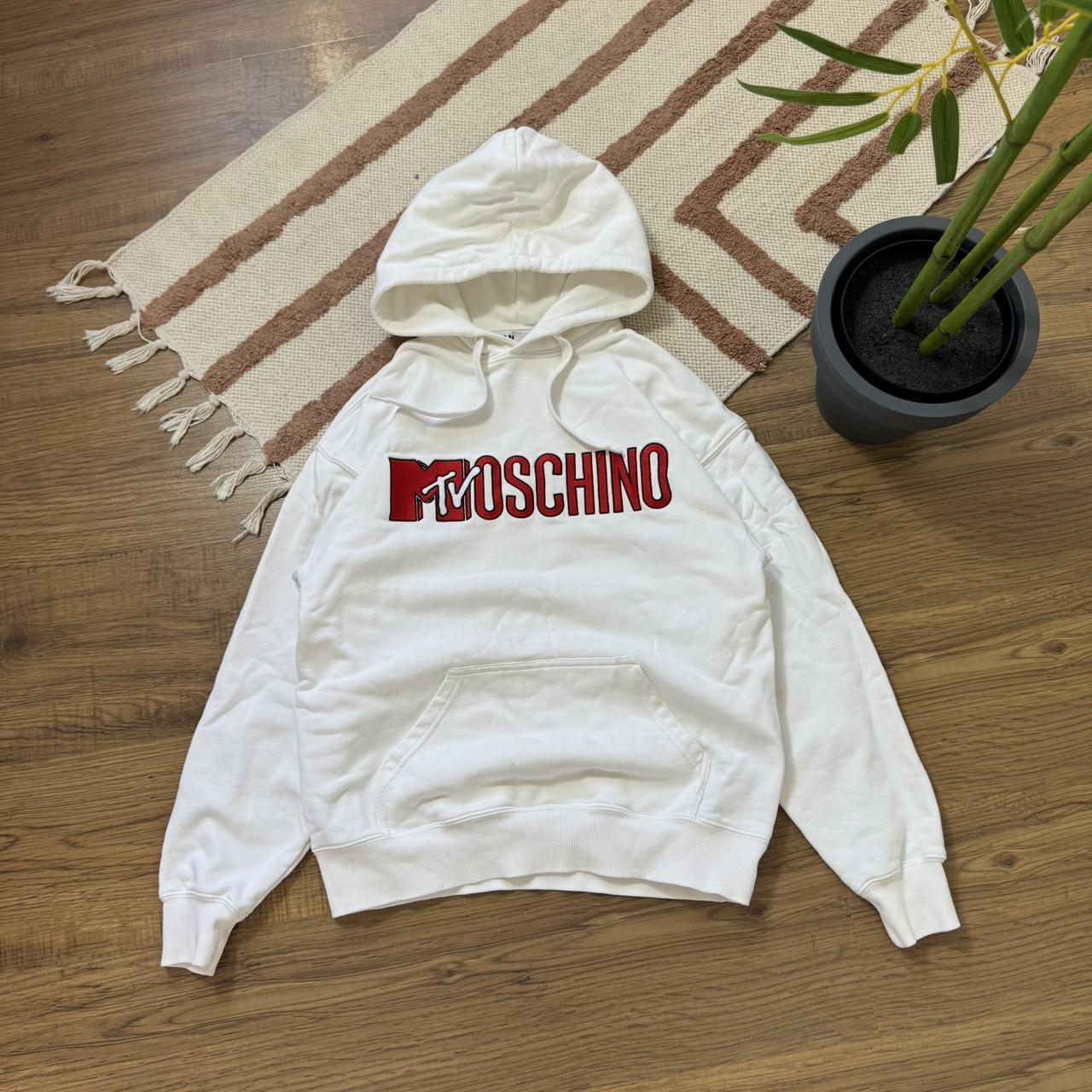 H M MOSCHINO MTV BIG LOGO WMNS HOODIE has a. Depop