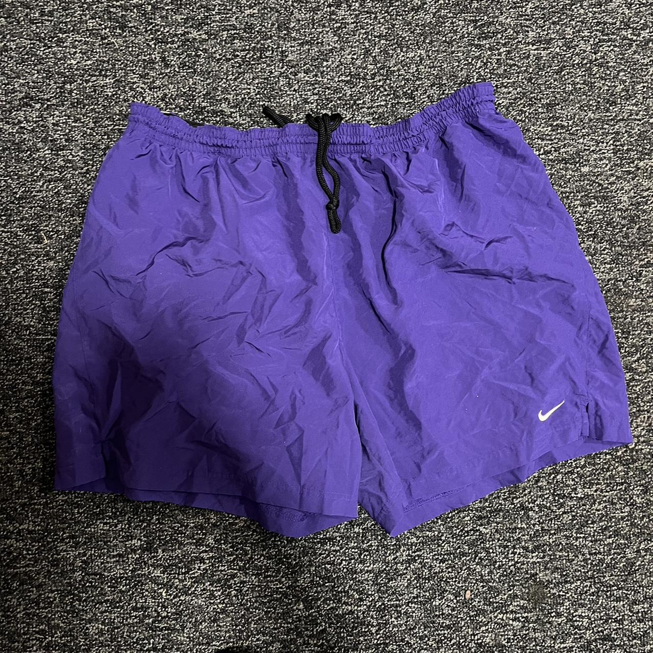 mens nike purple shorts