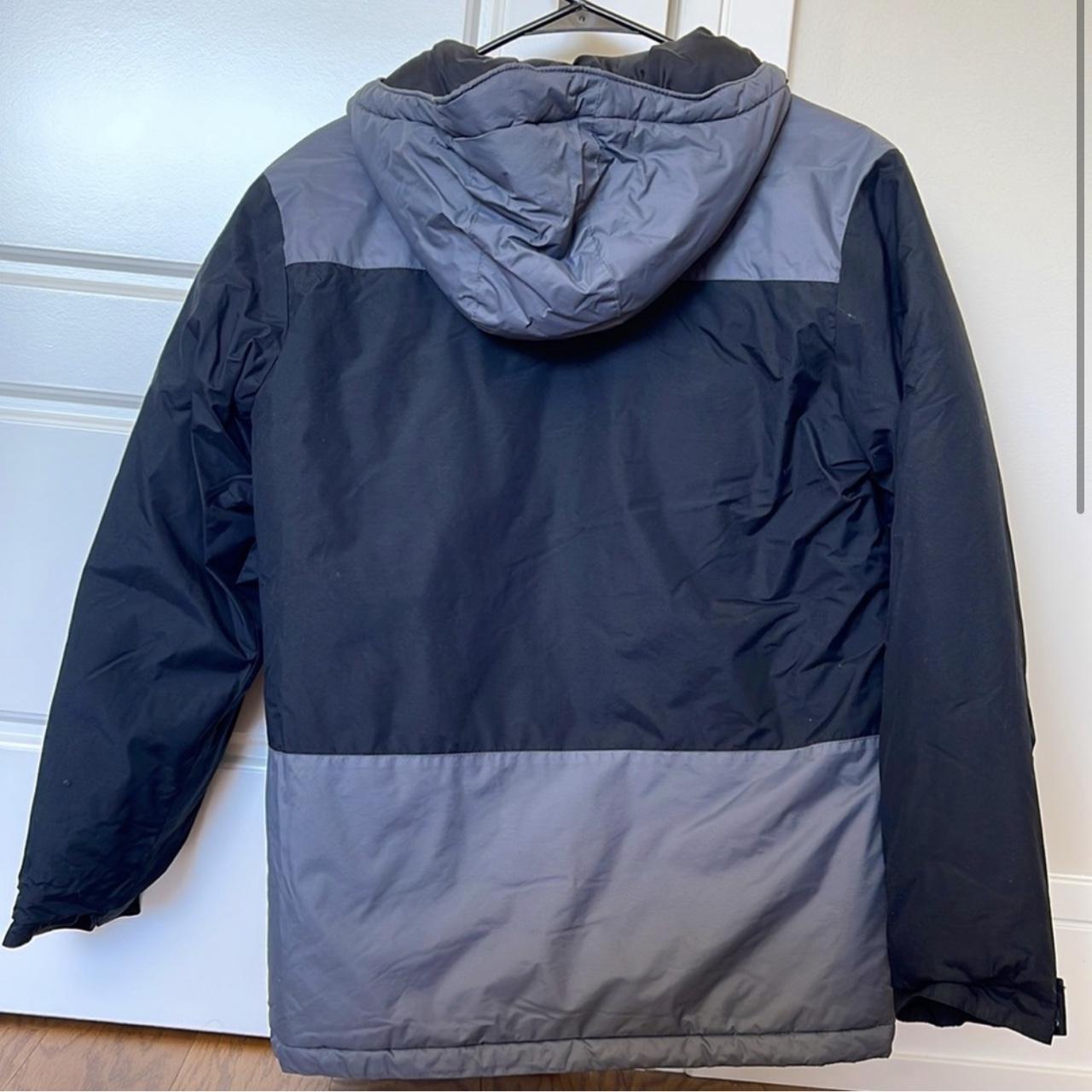 Columbia Sportswear Grey and Black Jacket | Depop