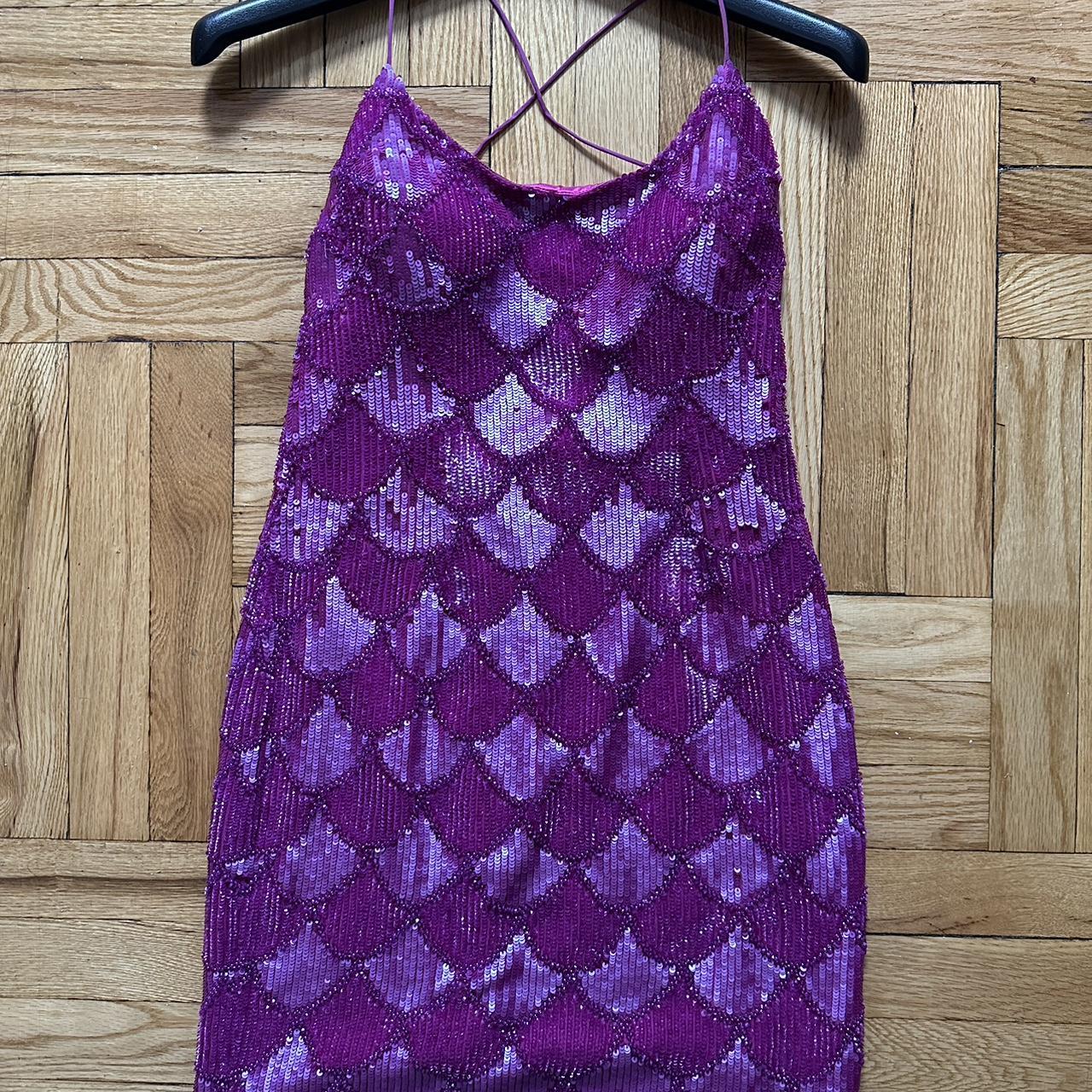 Aidan Mattox Women's Purple Dress