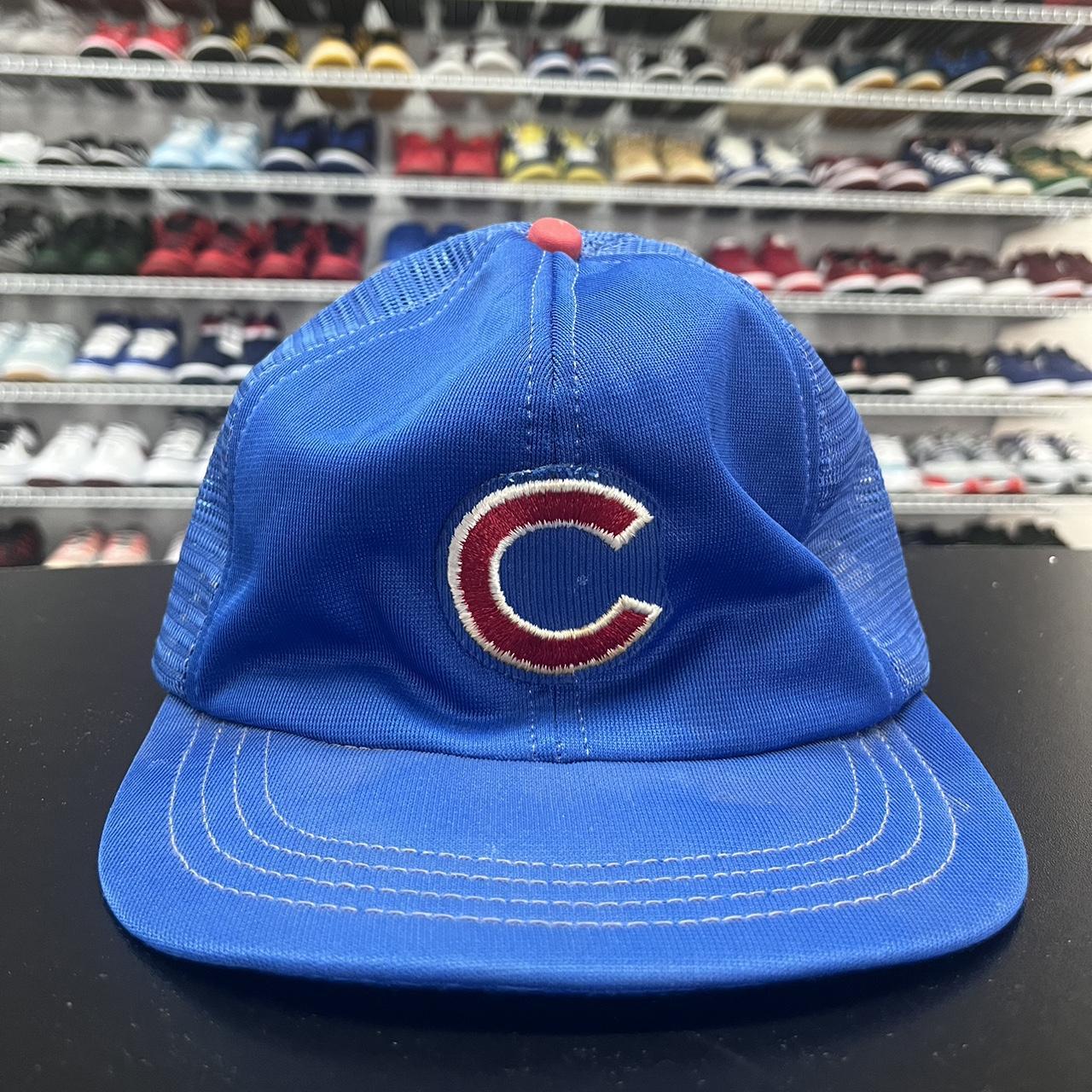 Vintage 70/80s Par Cap Chicago Cubs Snapback Hat MLB - Depop