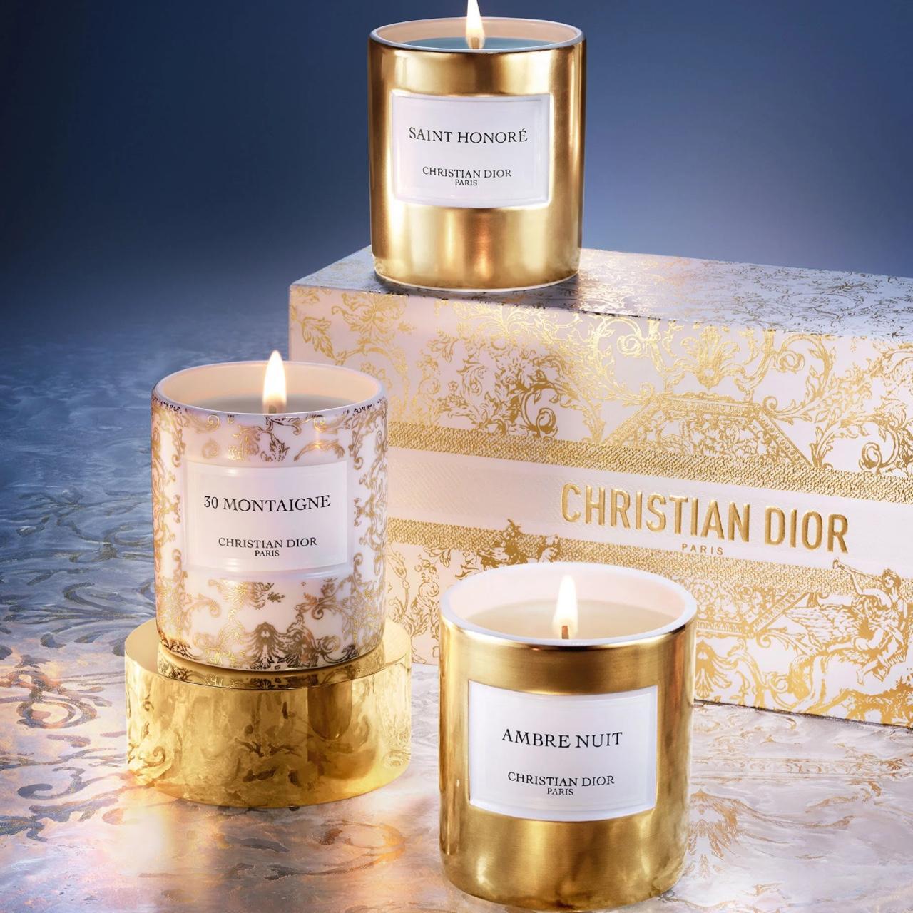 新品・未使用★限定品　DIOR キャンドル　セット　AMBRE NUIT アロマ Ambre Nuit Christian Dior Candle Exclusive Mini Dior Candle Set