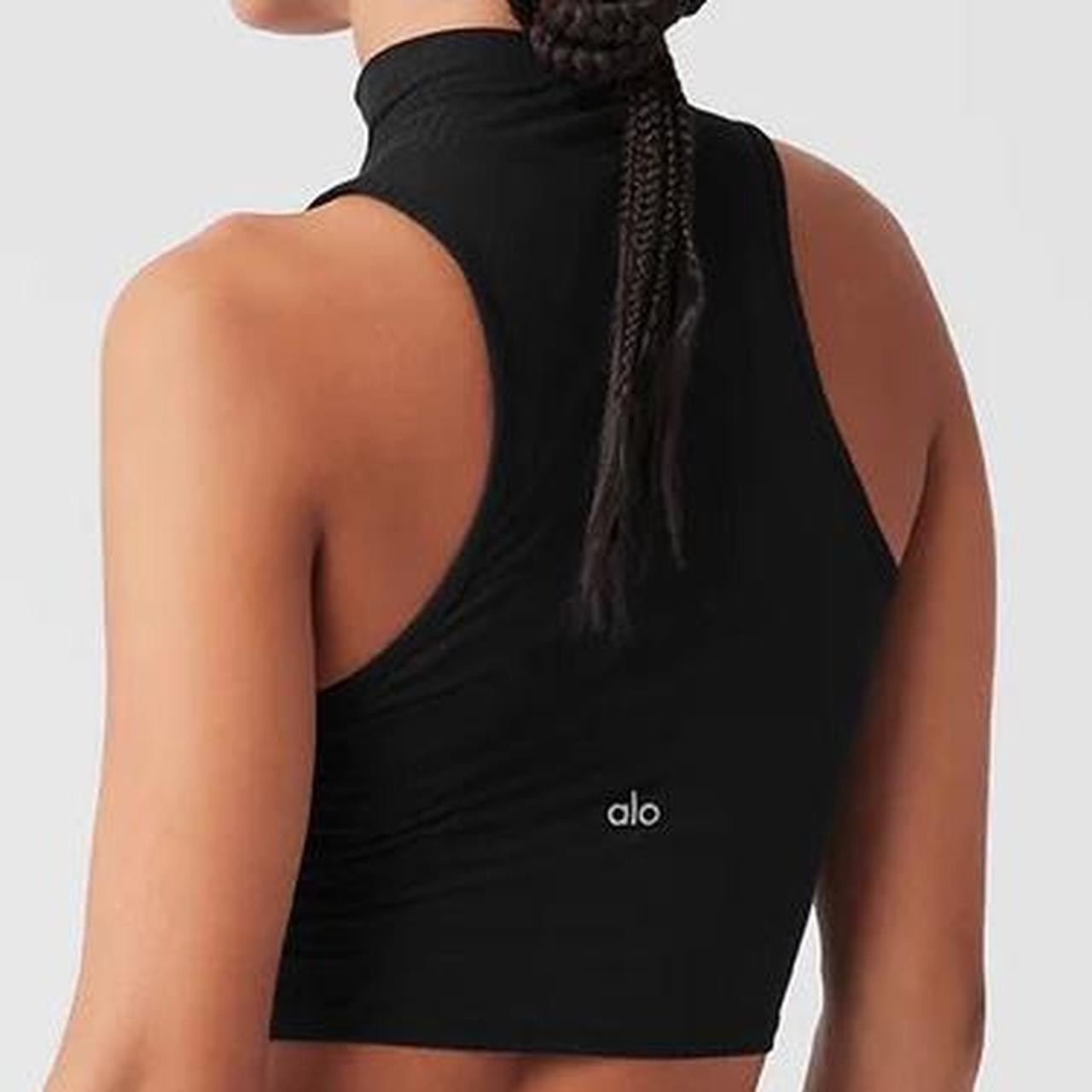 NWT Alo Yoga Ribbed Sea Coast Cropped Turtleneck | Depop