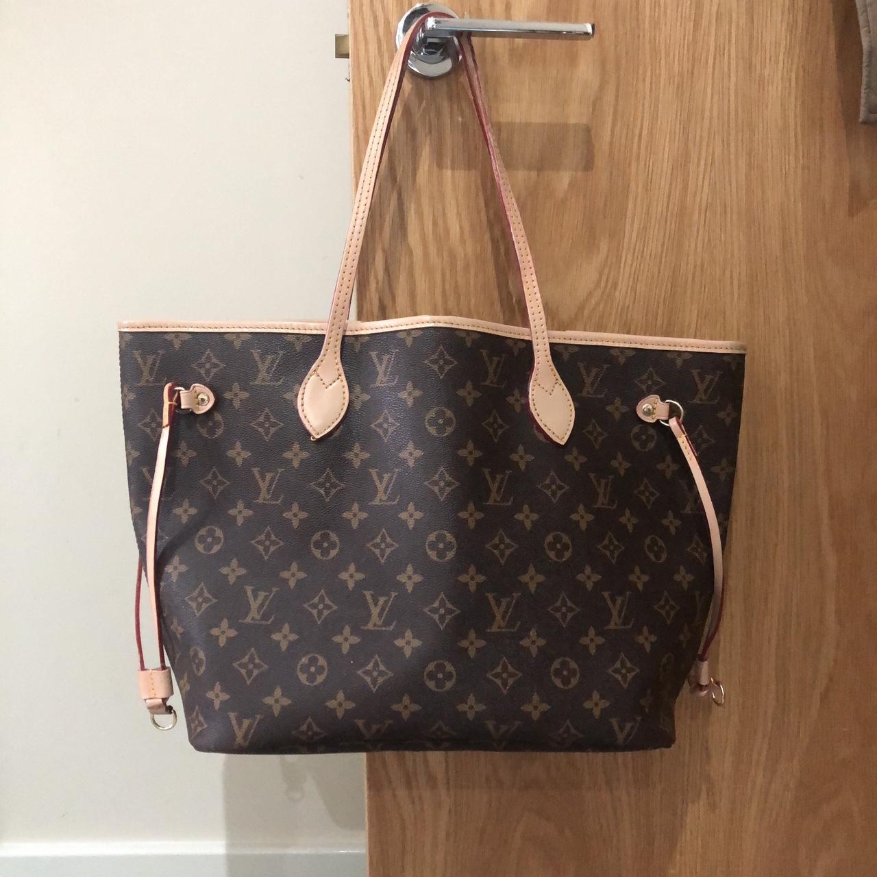 LV Monogram tote bag outside is in good... - Depop