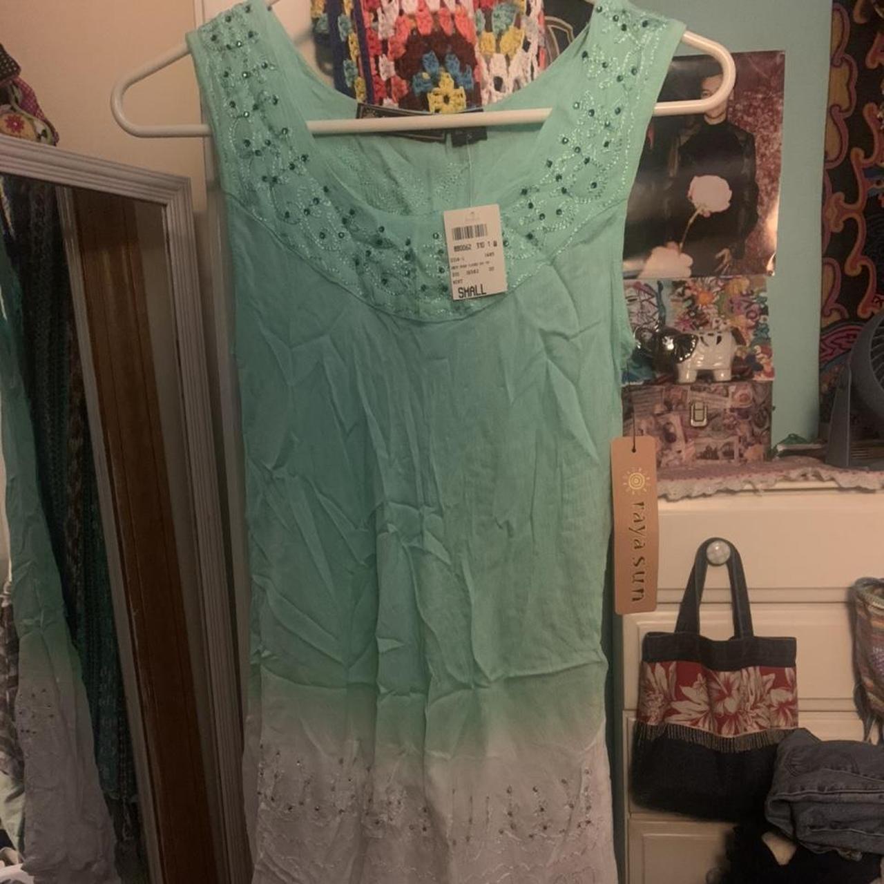 new w tags raya sun beaded beach dress🧚🦎perfect for... Depop