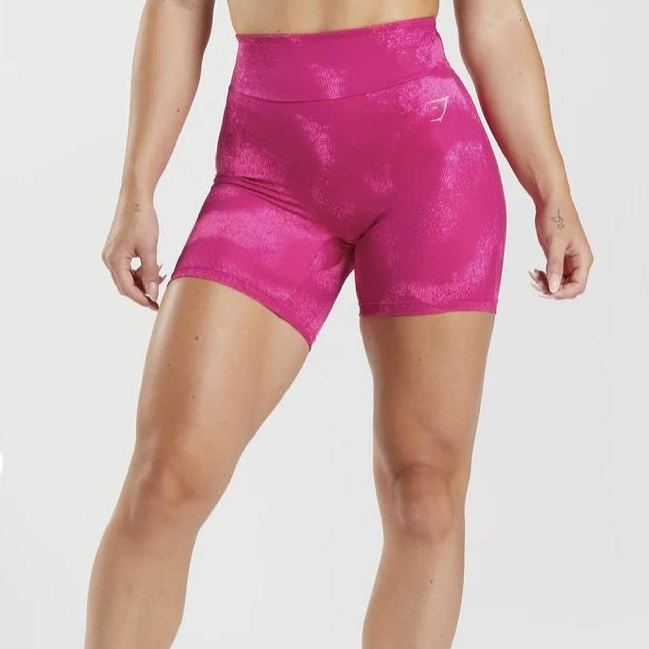 Gymshark Women's Pink Shorts Depop