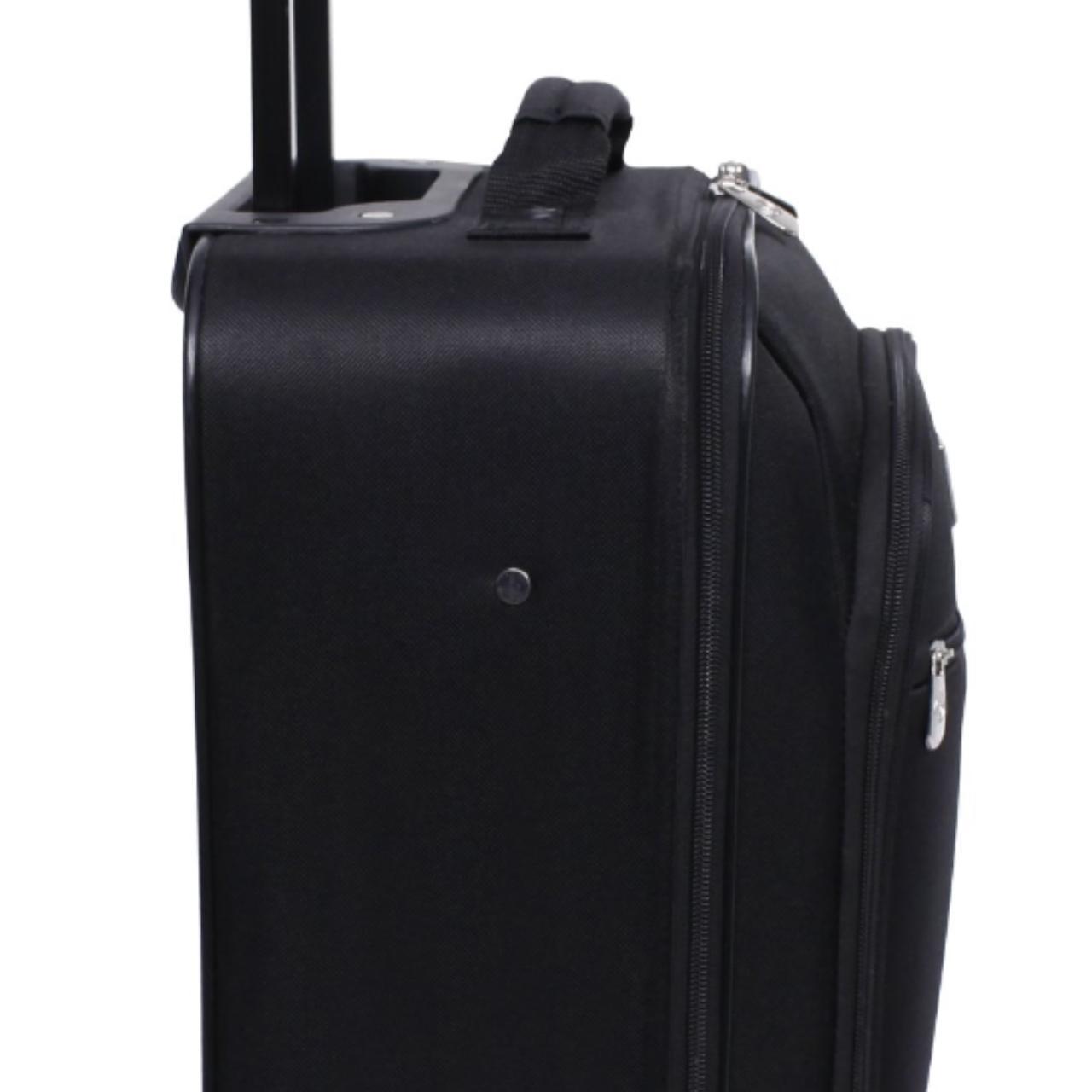 Protege Pilot Case 18 Softside Carry-on Luggage, Black