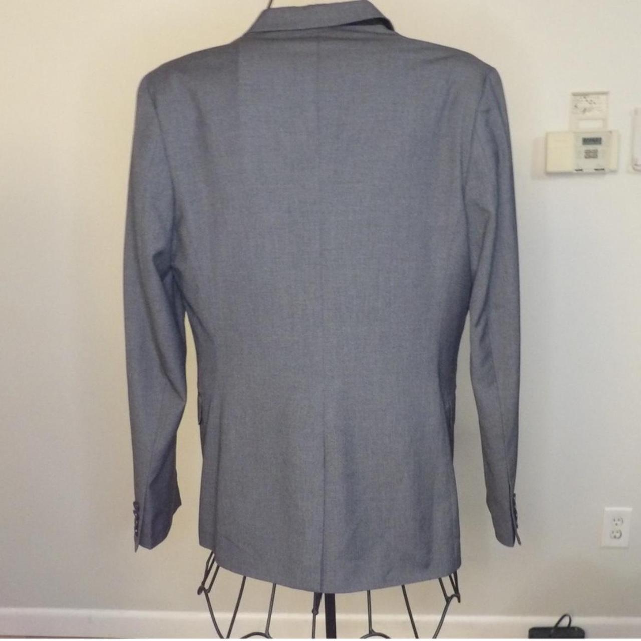 H&M Men's Grey Tailoredjackets Depop