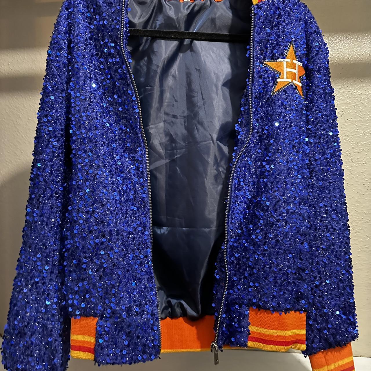 Astros Sequin Blue Jacket