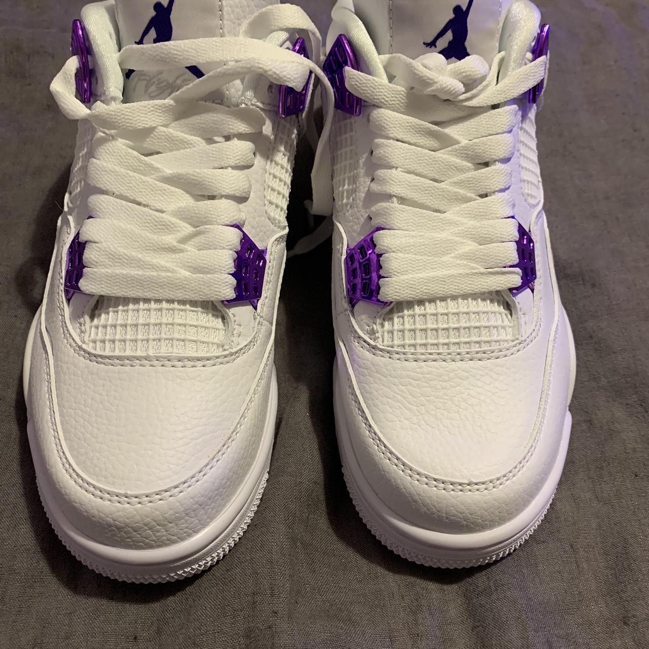 jordan 4 off white purple