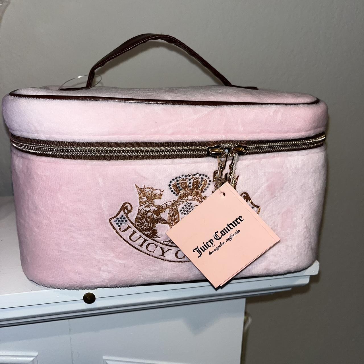 Juicy Couture Pink & Green Makeup popular Bag