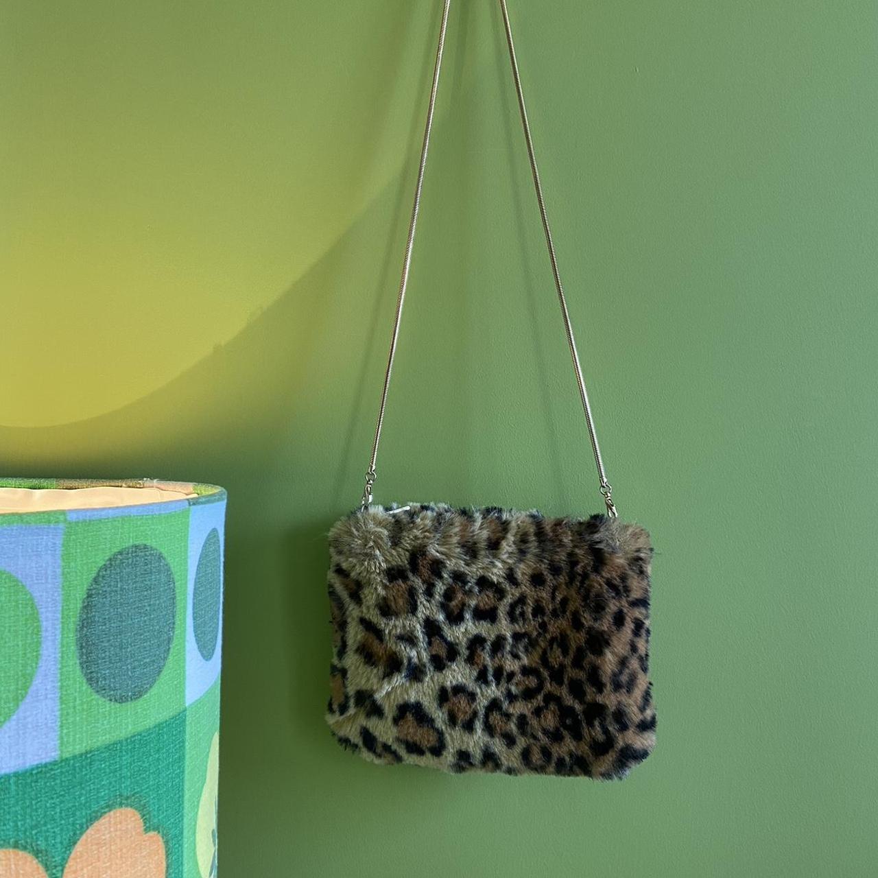 Green leopard print on sale bag