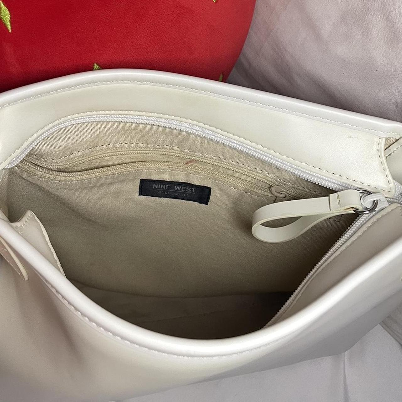 Nine West Women's White Bag | Depop