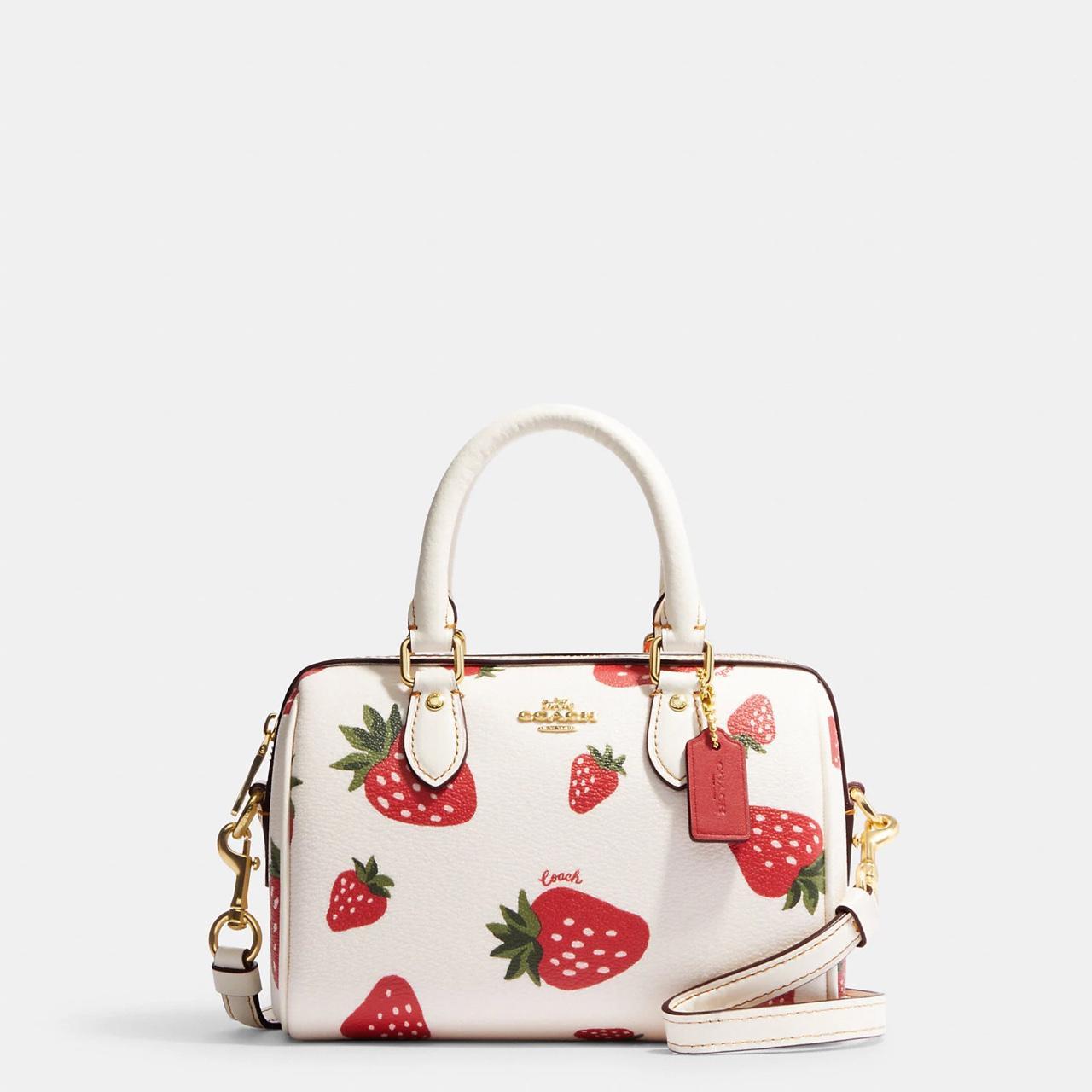 NEW - Coach Mini Bennett Satchel In Floral Print Coated Canvas