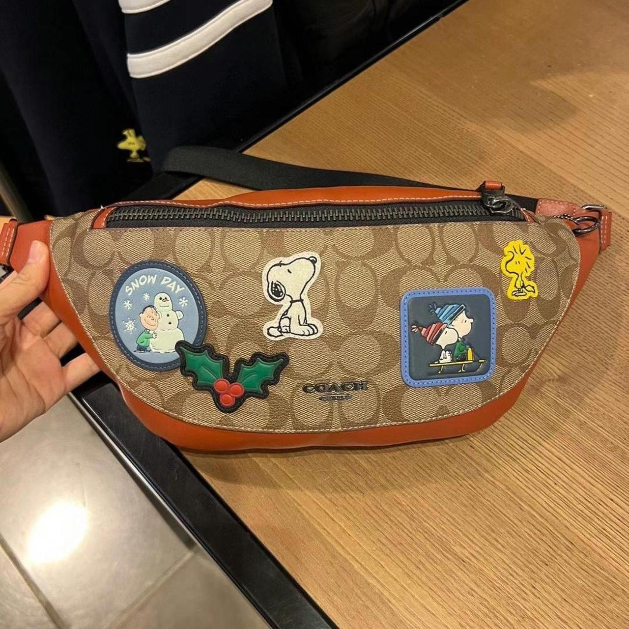 Coach X Peanuts Warren Belt newest Bag With Patches men