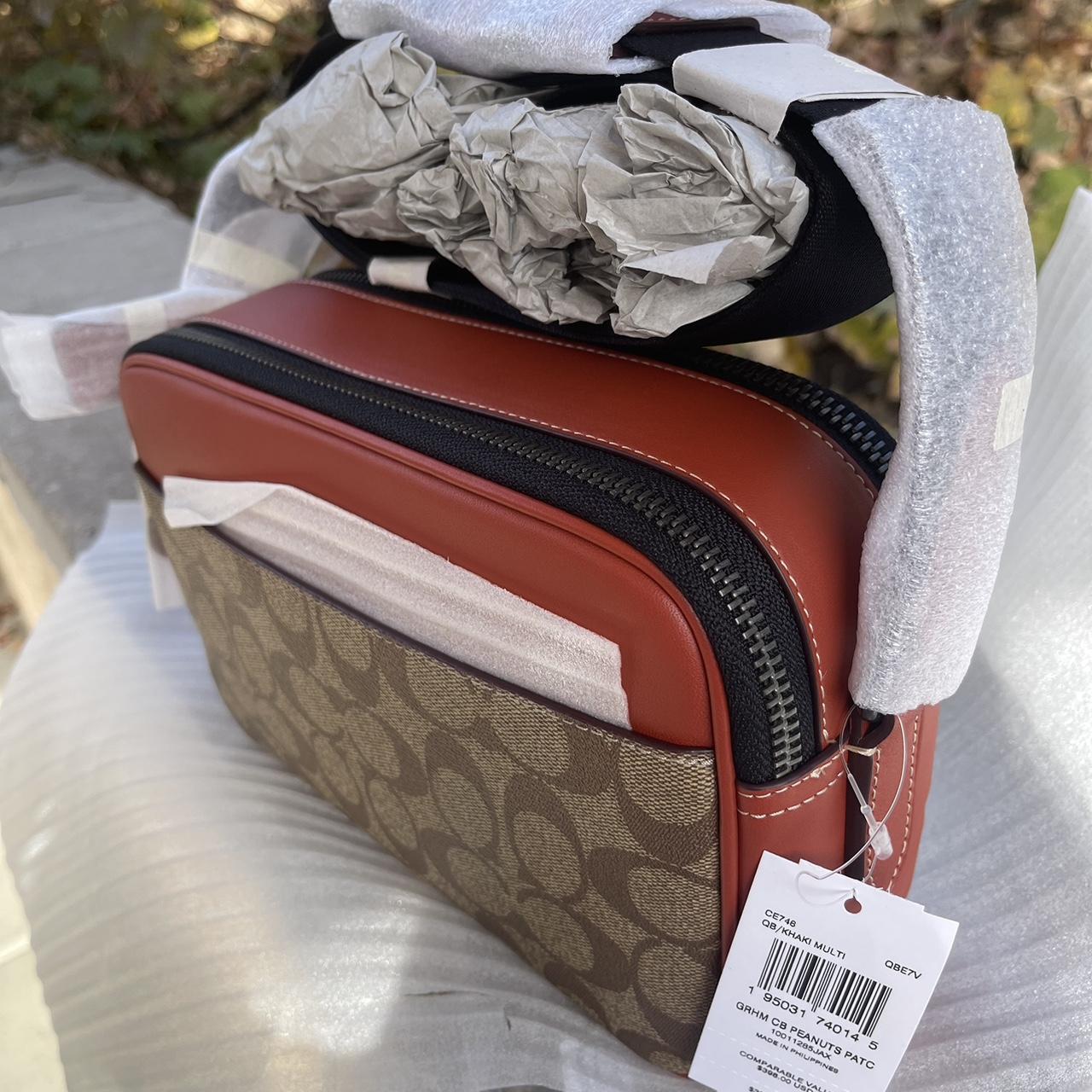 Coach X outlet Peanuts Graham Crossbody In Signature Canvas With Patches