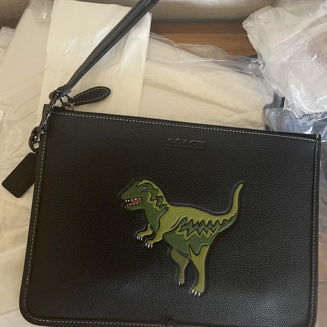 Coach discount dinosaur clutch