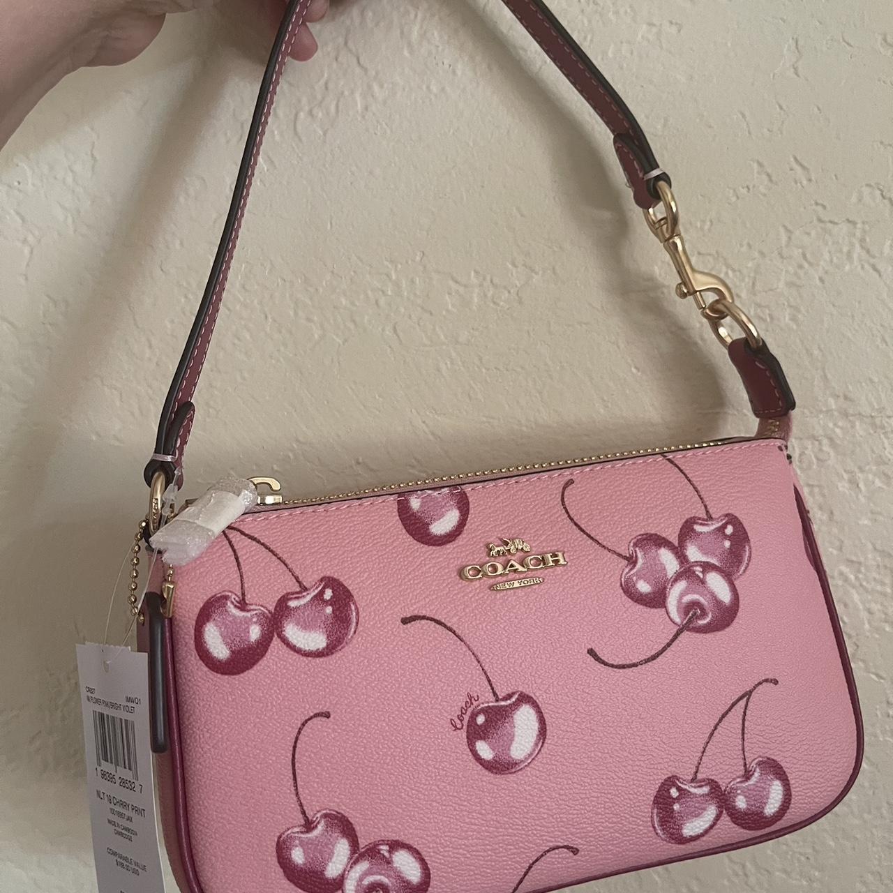 Coach nolita 19 good Cherry Print wristlet