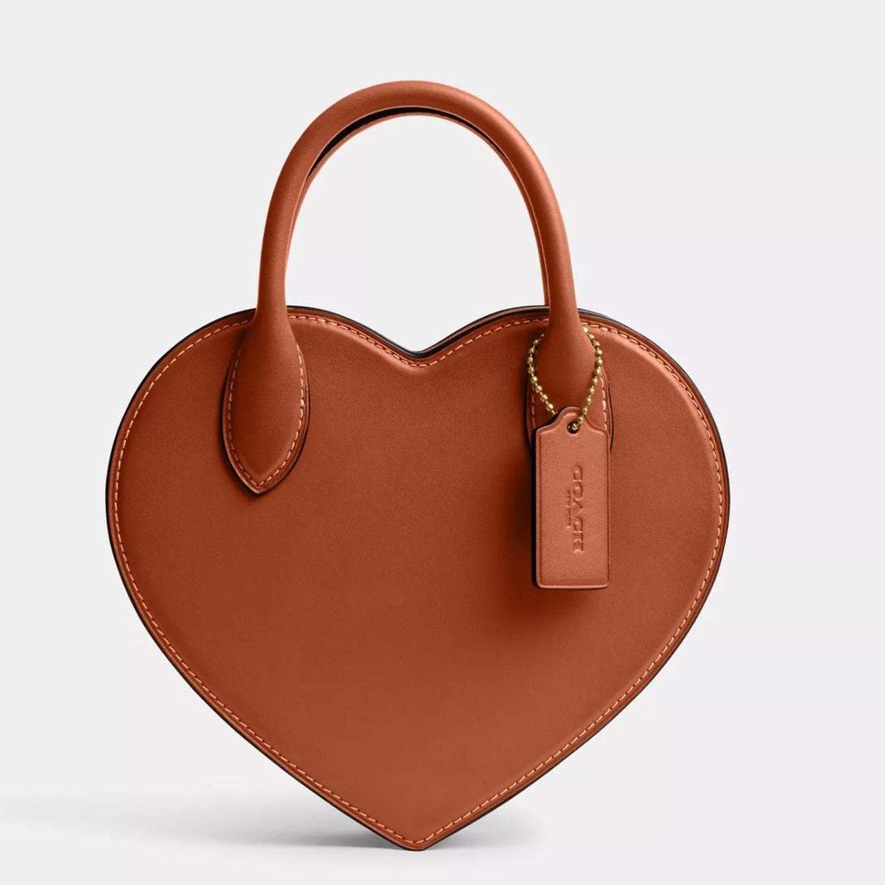 ショルダーバッグ・ポシェット coach Heart Bag In Regenerative Leather COACH Regenerative Leather Heart Bag | Dillard's