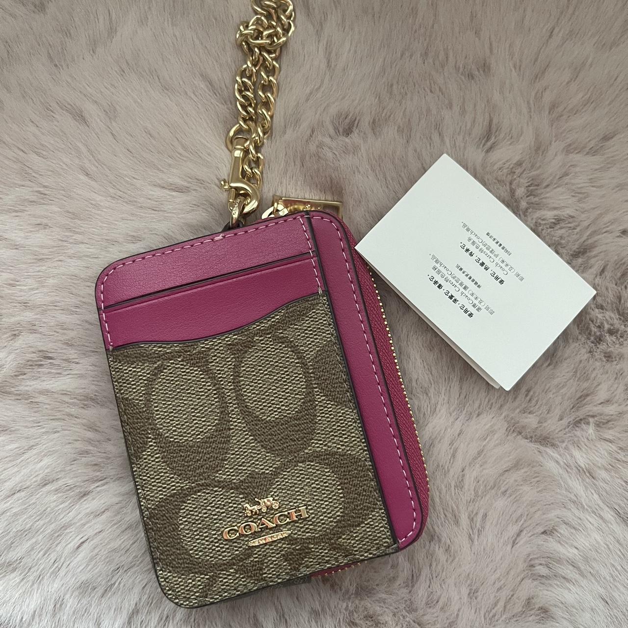 NWT Coach selling Pink Khaki Multi