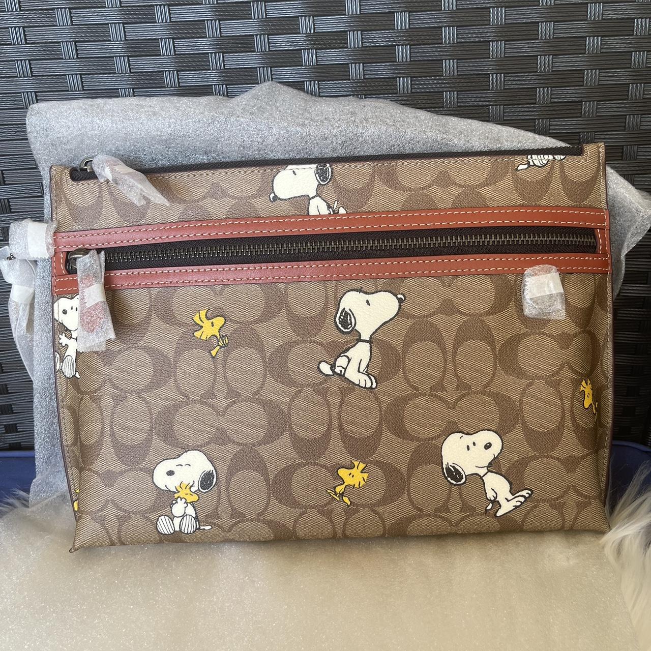 Coach newest Snoopy Pouch