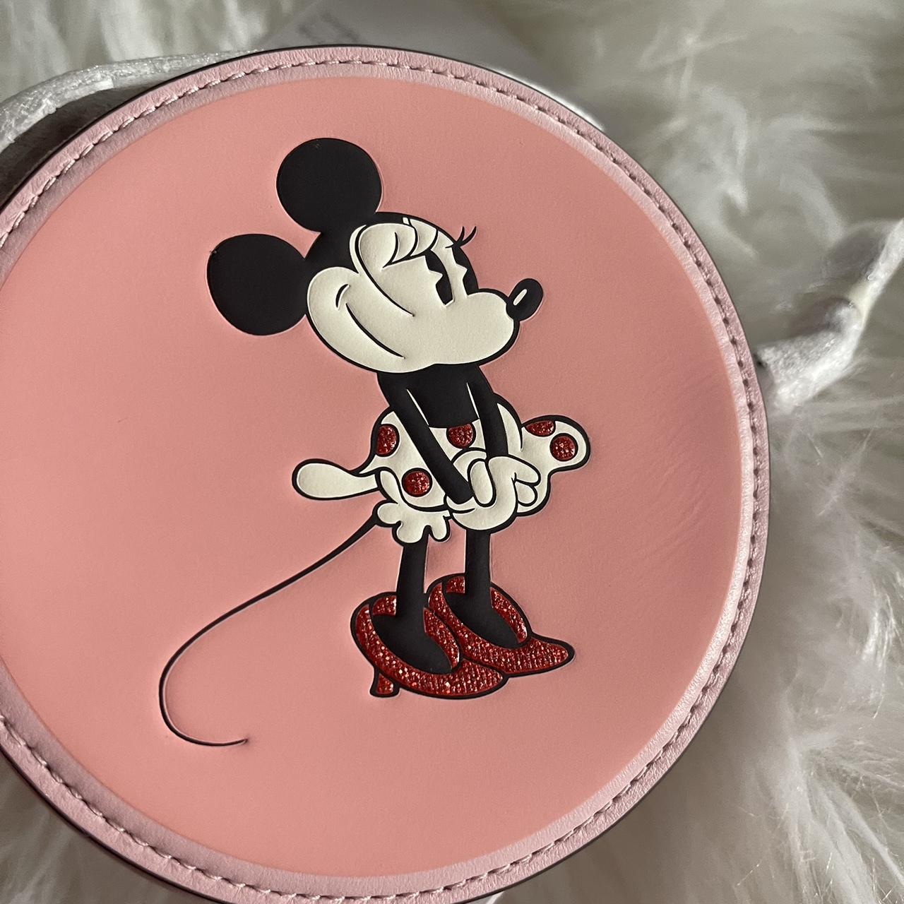 Deals DISNEY X COACH MINNIE MOUSE COIN CASE