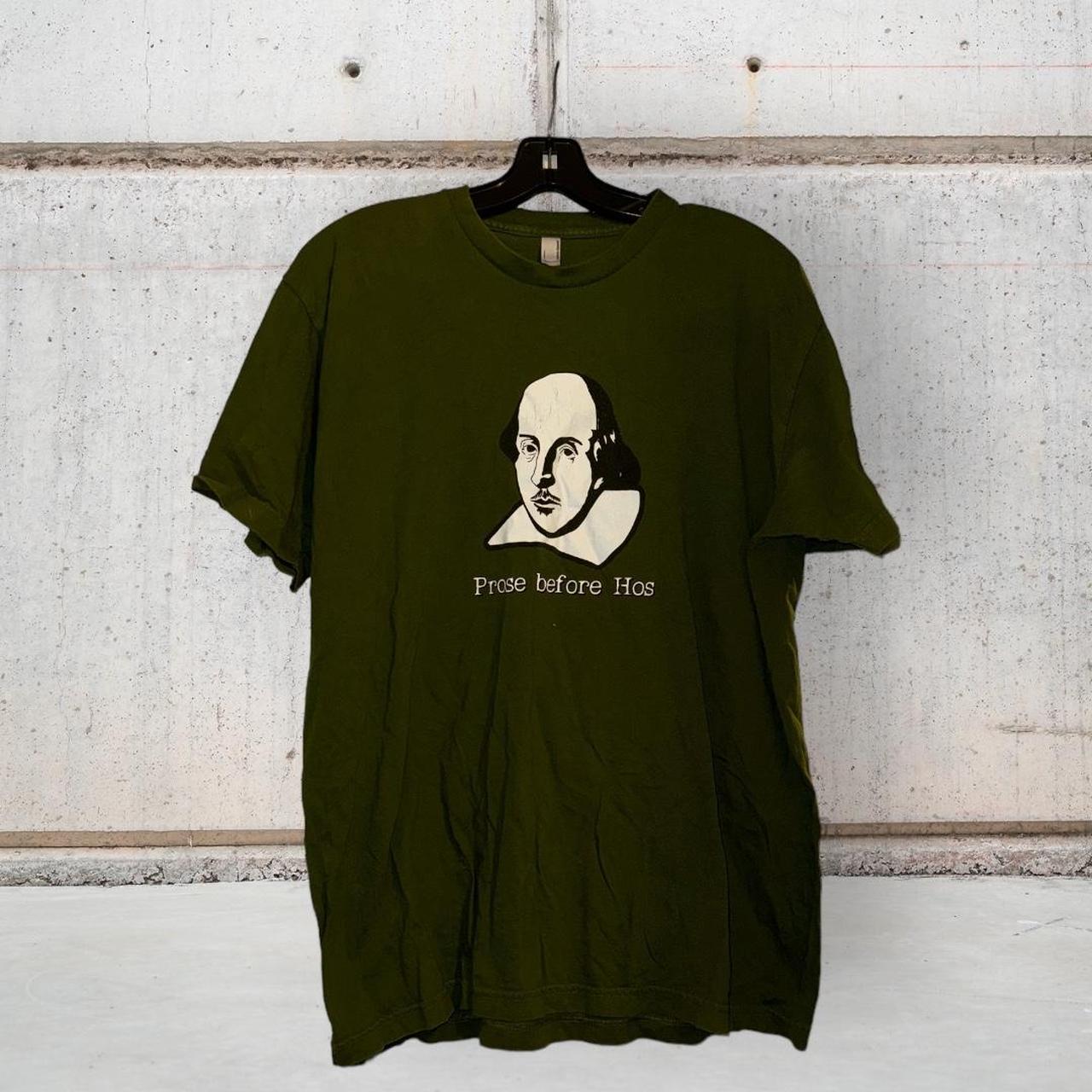 American Apparel Graphic T Shirt Shakespear Prose... Depop