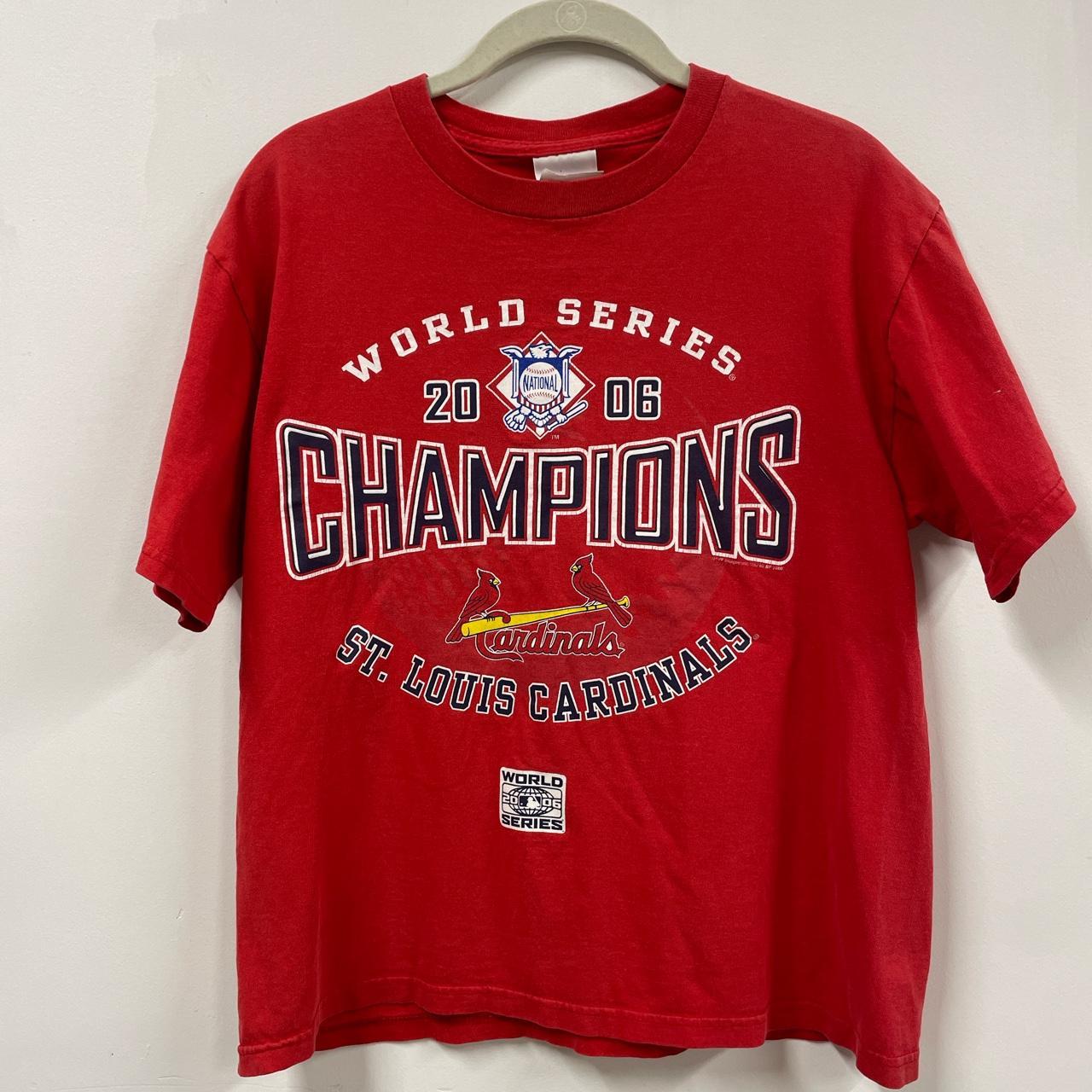 Vintage MLB St. Louis Cardinals Baseball Tee Shirt - Depop