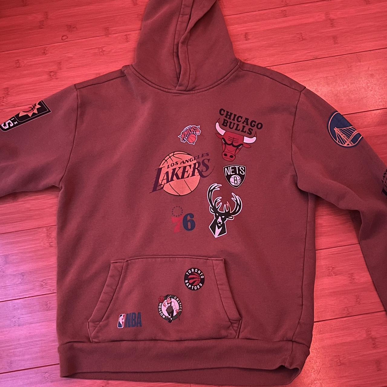 Hollister Official NBA Hoodie (Men’s Medium) Barely... - Depop