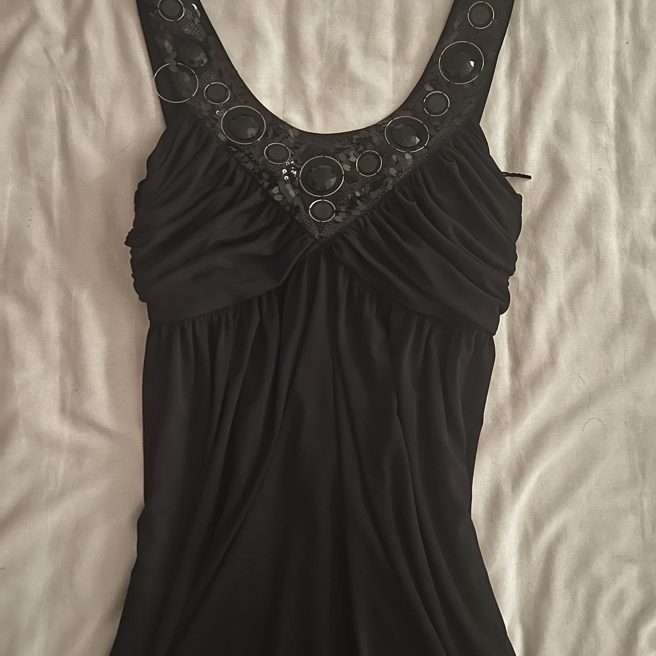 Maggy L black sequined dress, About 26 inches long... - Depop